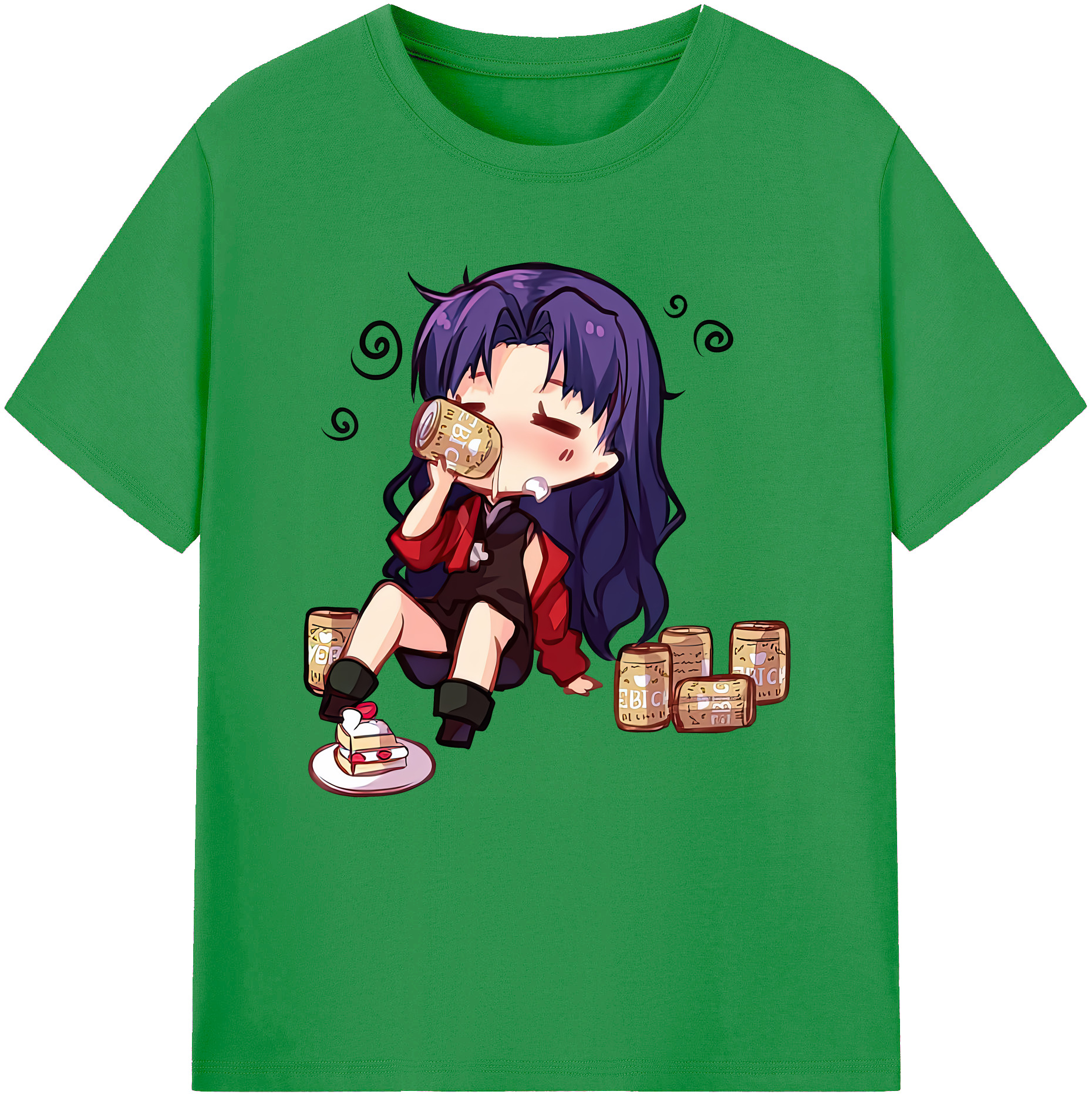（画像用） EVA 新世紀エヴァンゲリオン レディースカジュアルプリントTシャツ（綿100％）