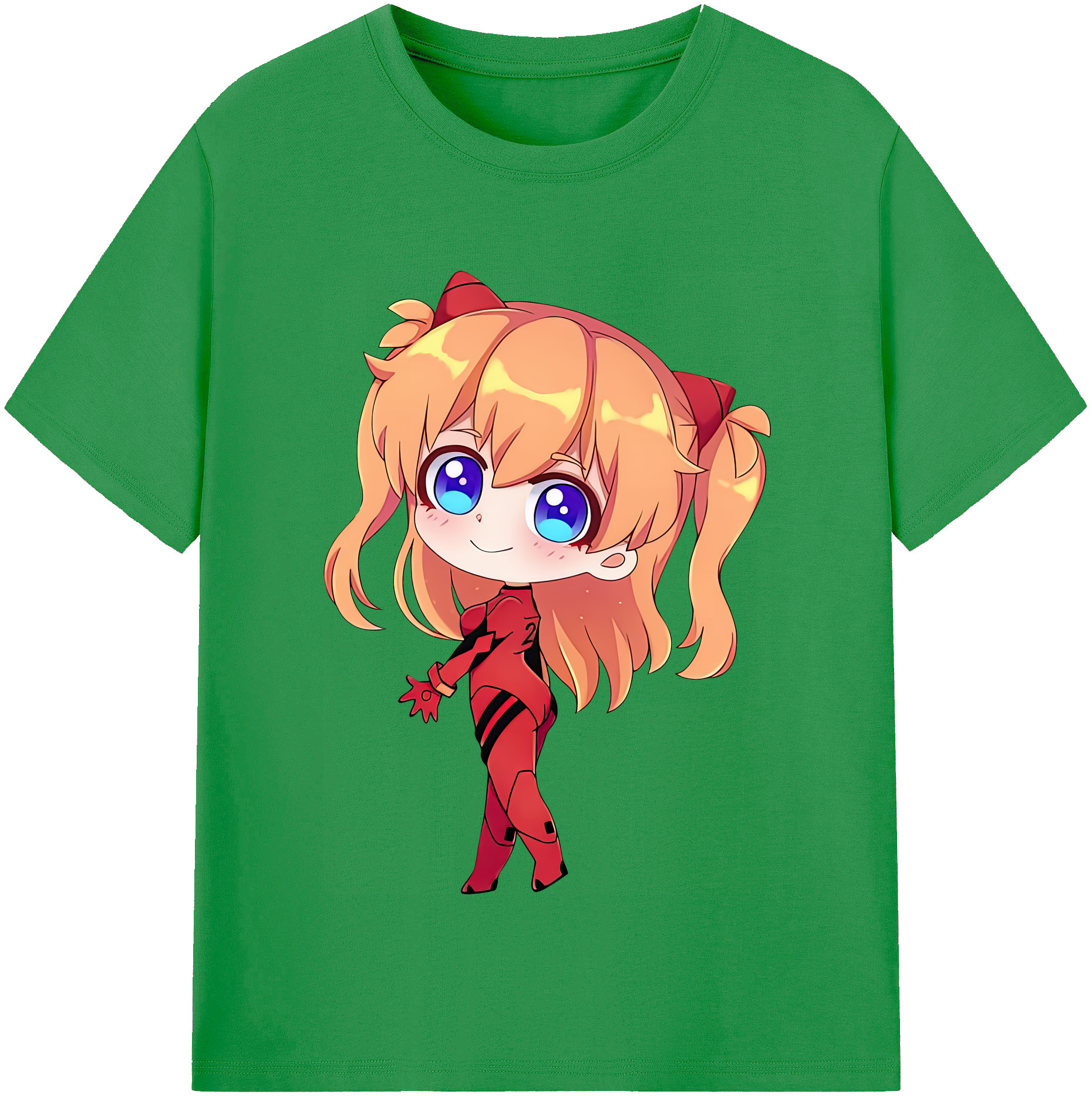 （画像用） EVA 新世紀エヴァンゲリオン レディースカジュアルプリントTシャツ（綿100％）