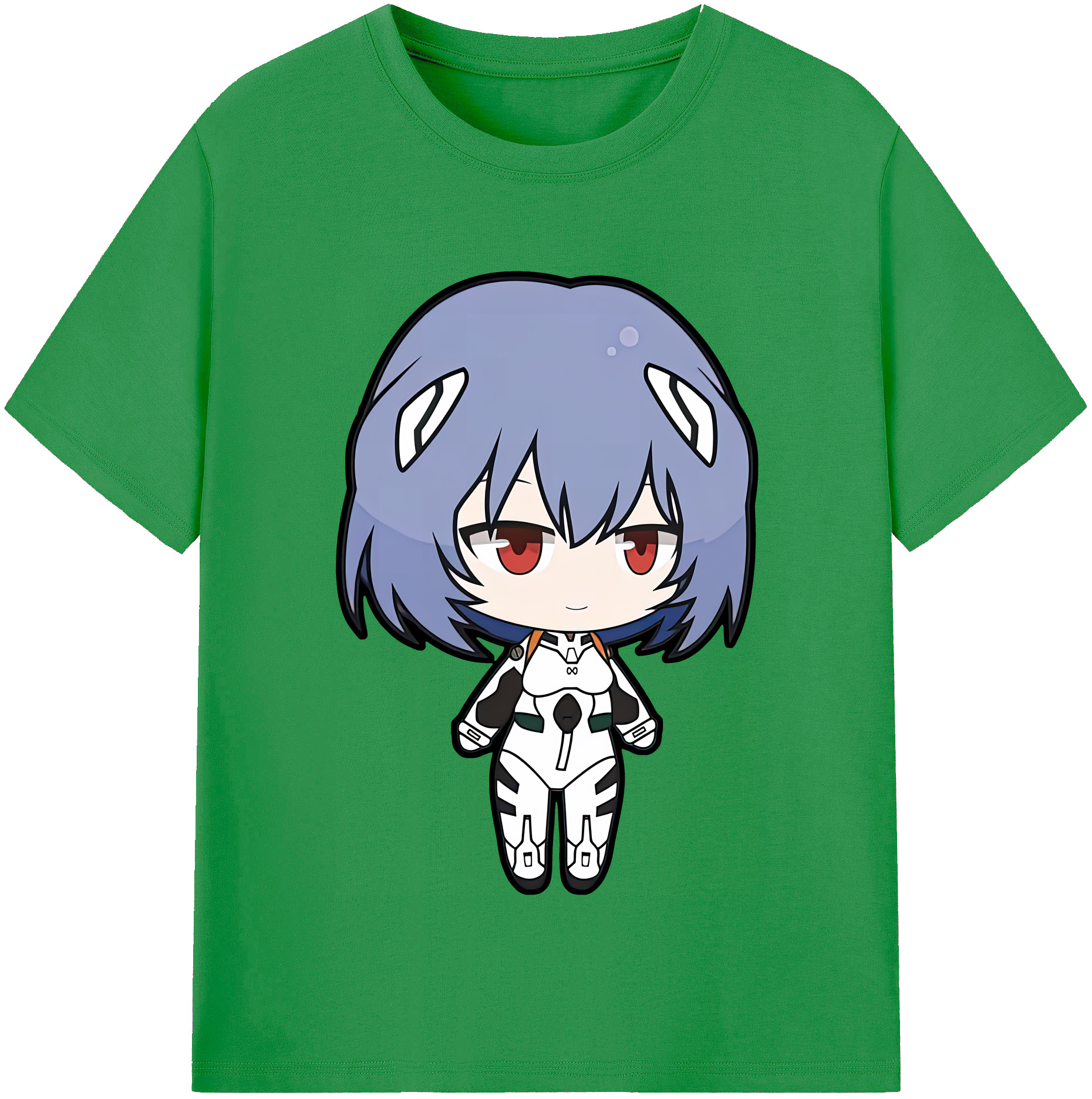 （画像用） EVA 新世紀エヴァンゲリオン レディースカジュアルプリントTシャツ（綿100％）