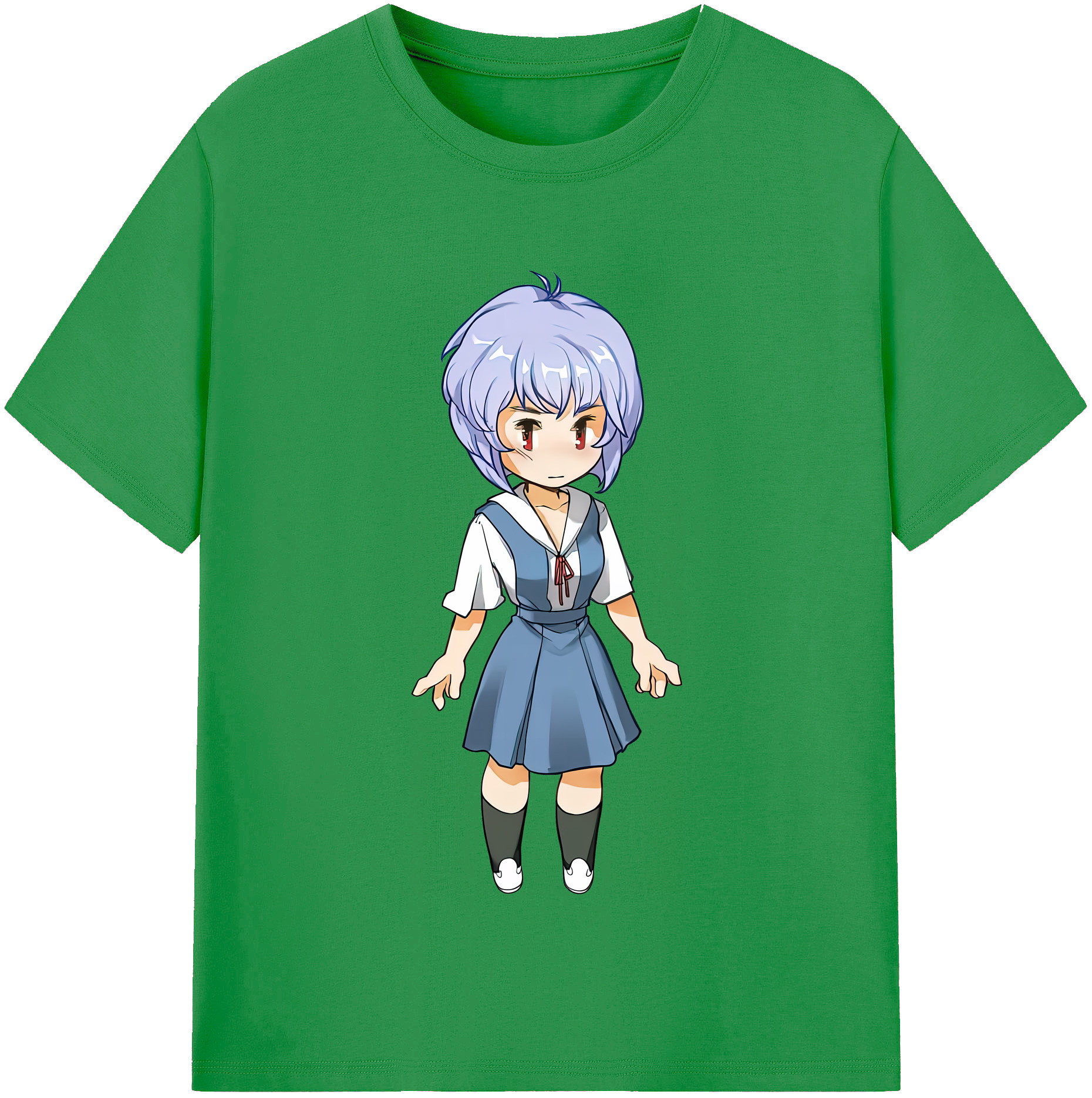（画像用） EVA 新世紀エヴァンゲリオン レディースカジュアルプリントTシャツ（綿100％）