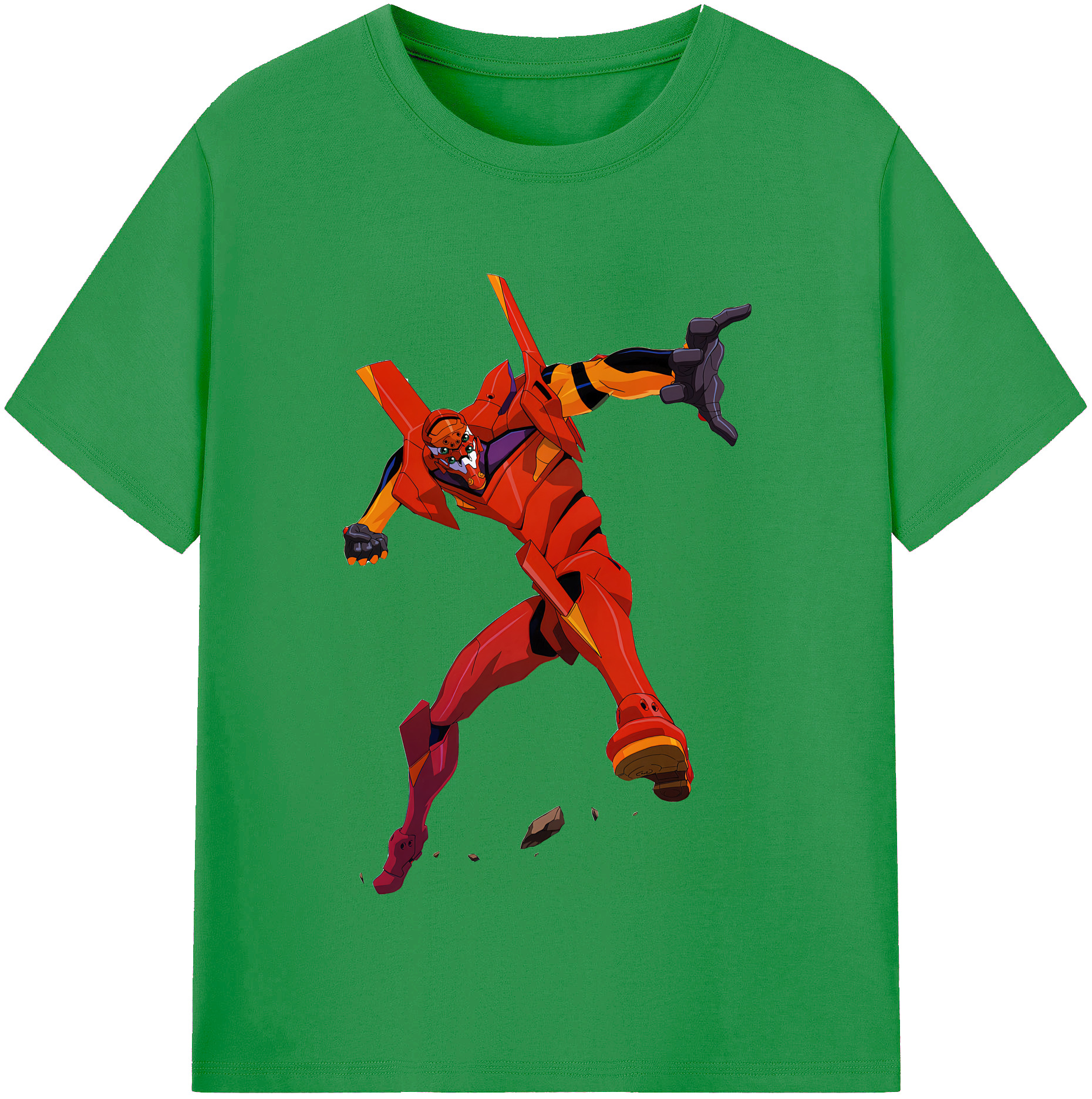 EVA 新世紀エヴァンゲリオン レディースカジュアルプリントTシャツ（綿100％）