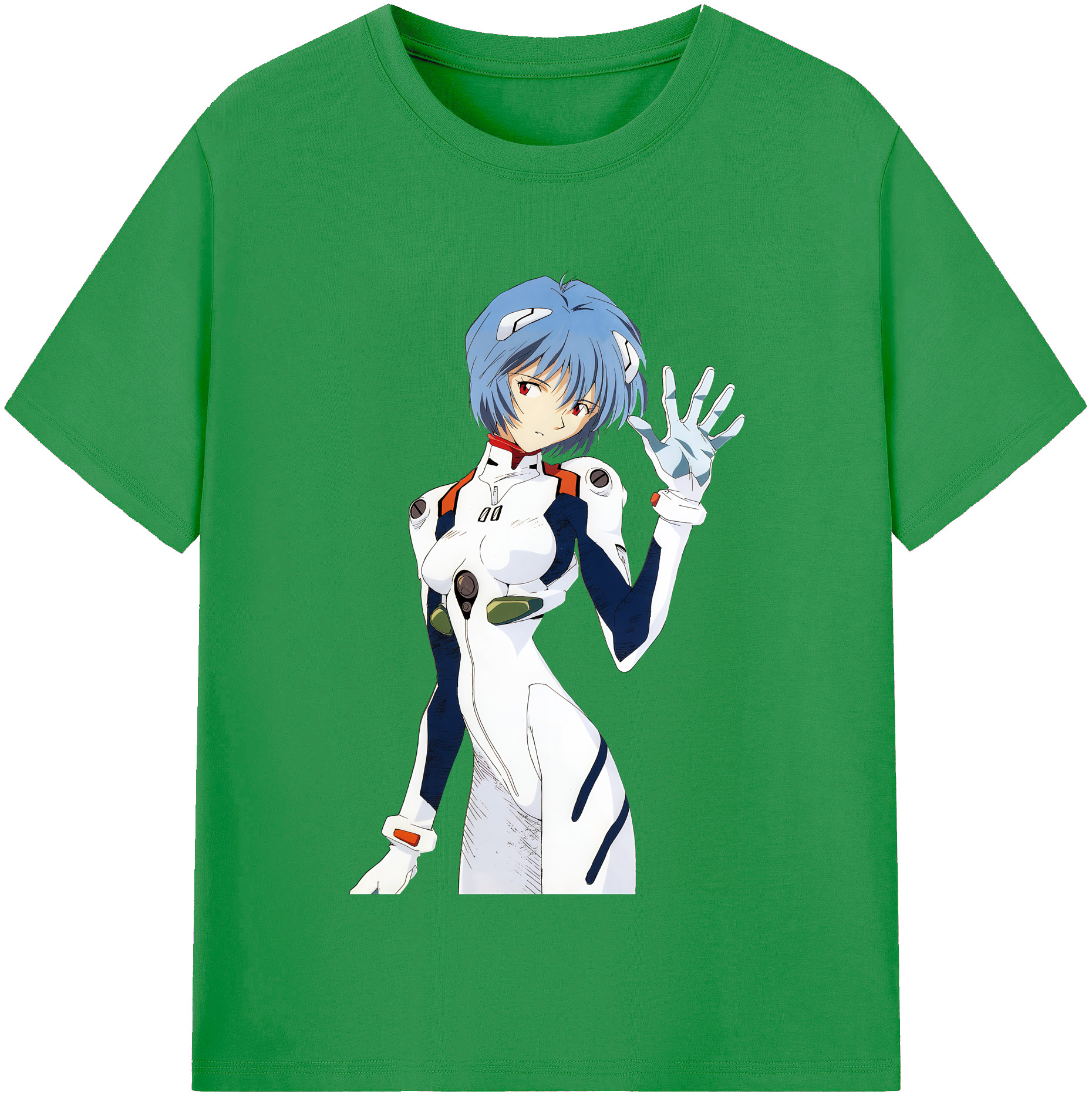 （画像用） EVA 新世紀エヴァンゲリオン レディースカジュアルプリントTシャツ（綿100％）