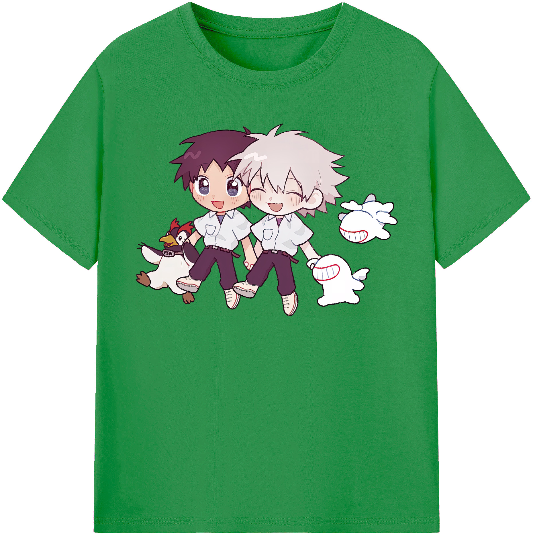 （画像用） EVA 新世紀エヴァンゲリオン レディースカジュアルプリントTシャツ（綿100％）