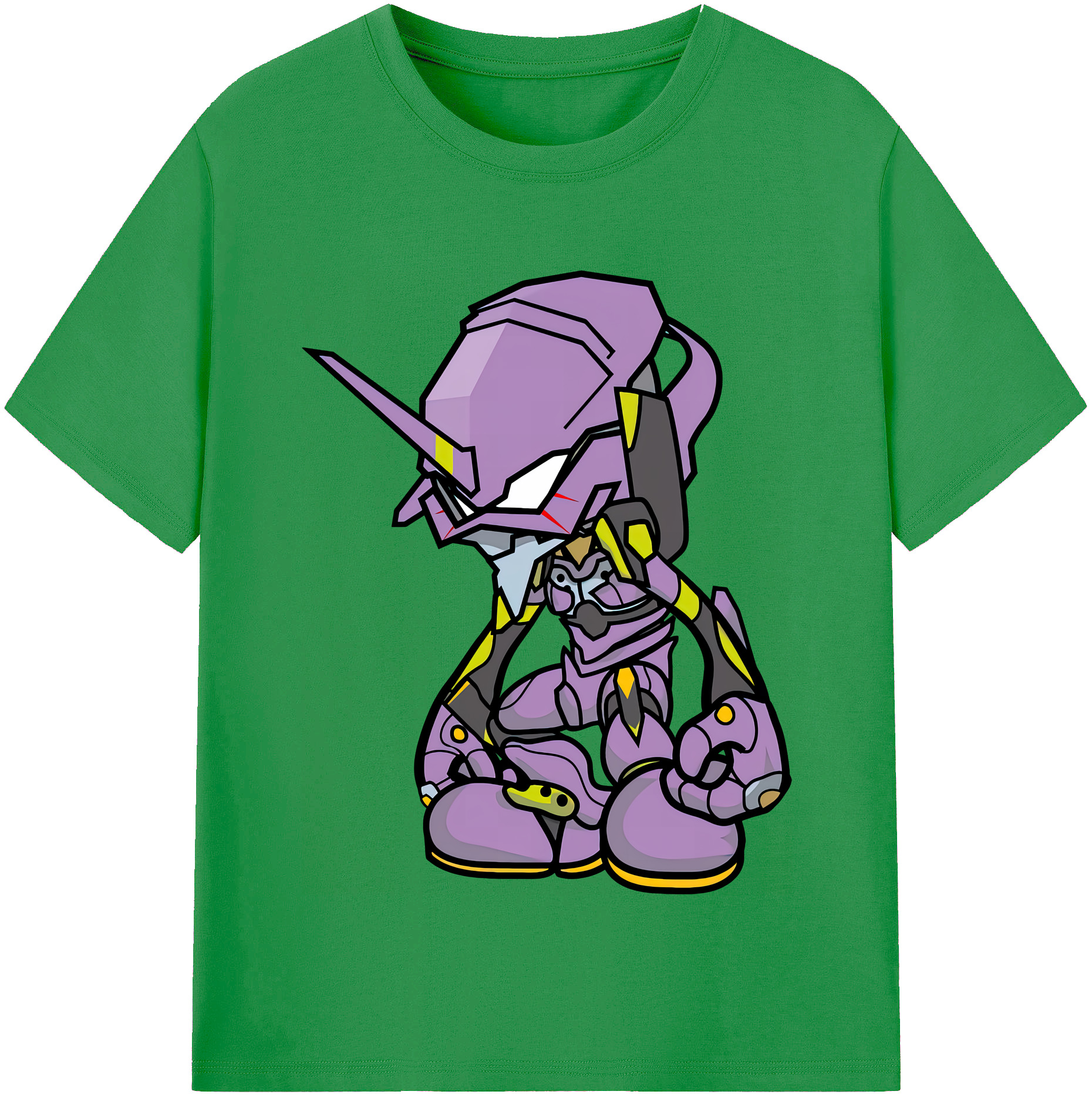 （画像用） EVA 新世紀エヴァンゲリオン レディースカジュアルプリントTシャツ（綿100％）