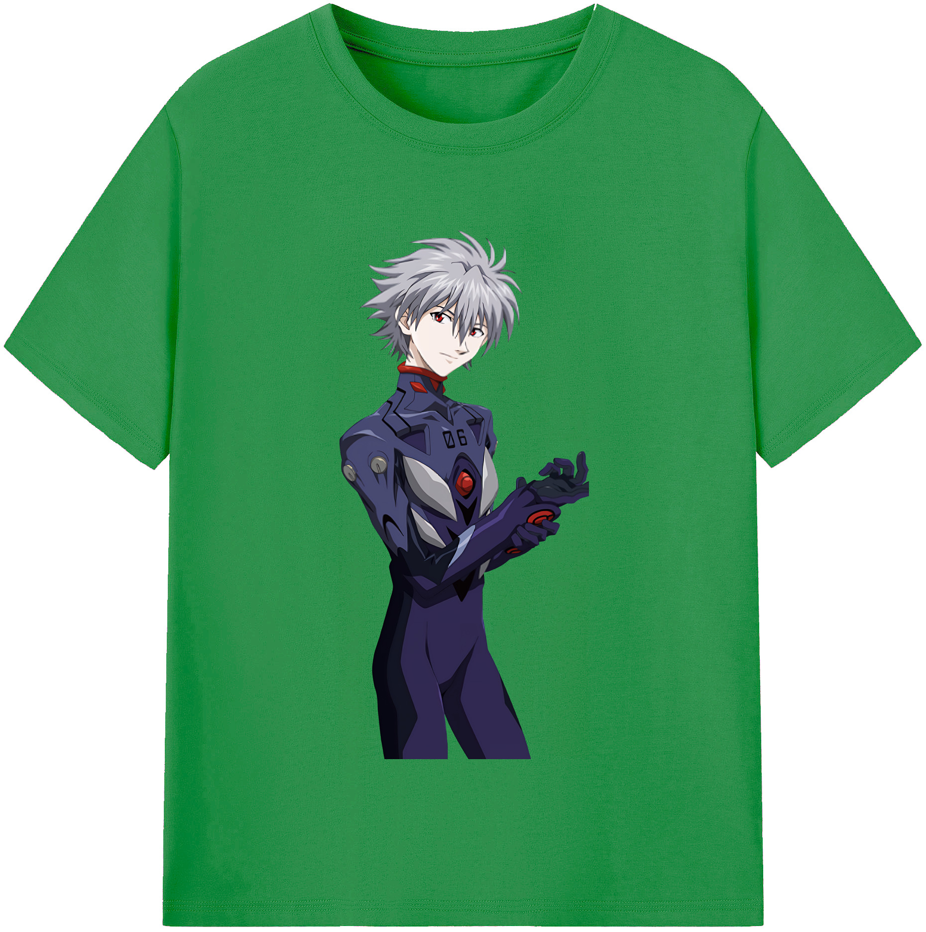 （画像用） EVA 新世紀エヴァンゲリオン レディースカジュアルプリントTシャツ（綿100％）