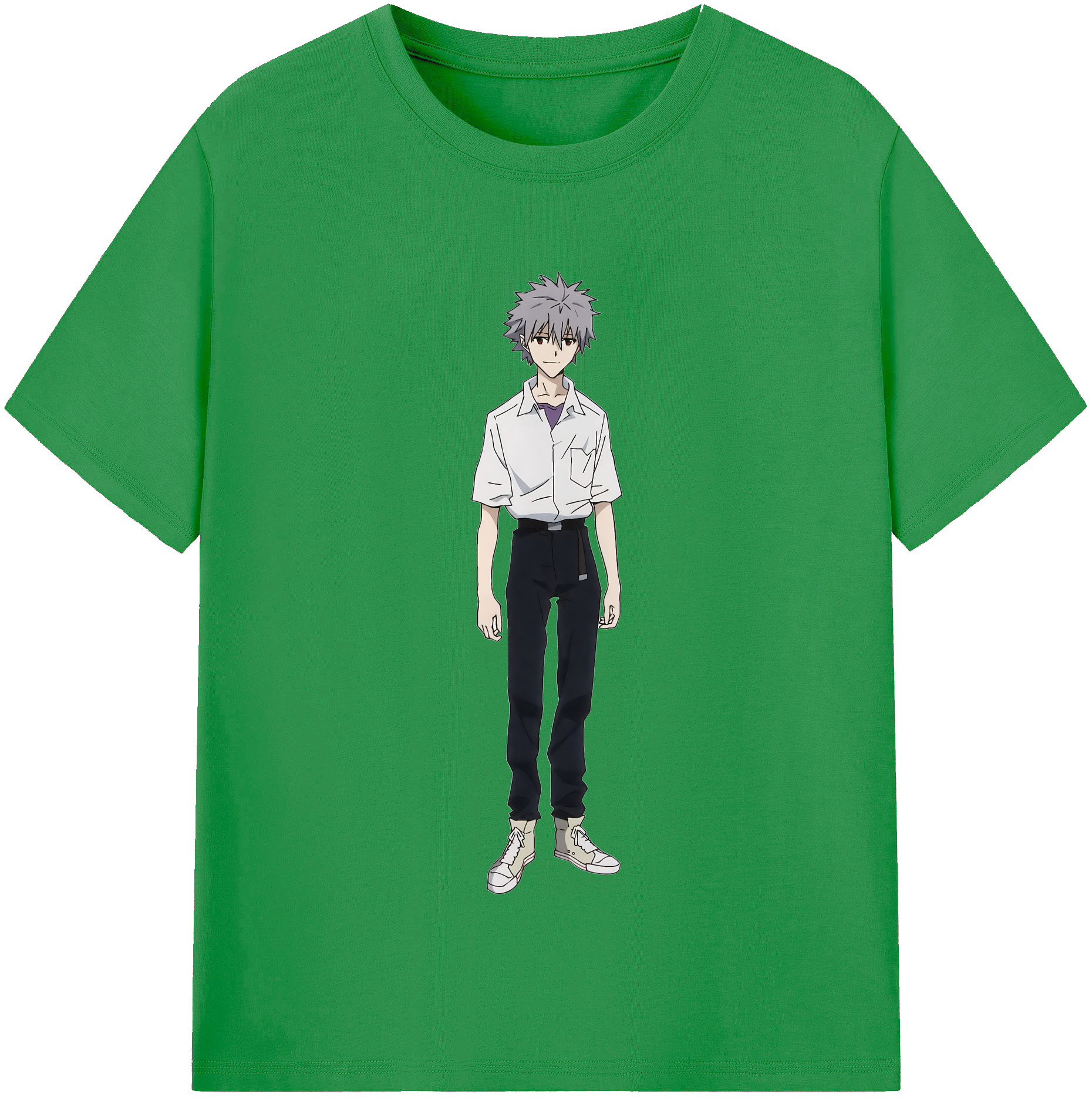 （画像用） EVA 新世紀エヴァンゲリオン レディースカジュアルプリントTシャツ（綿100％）