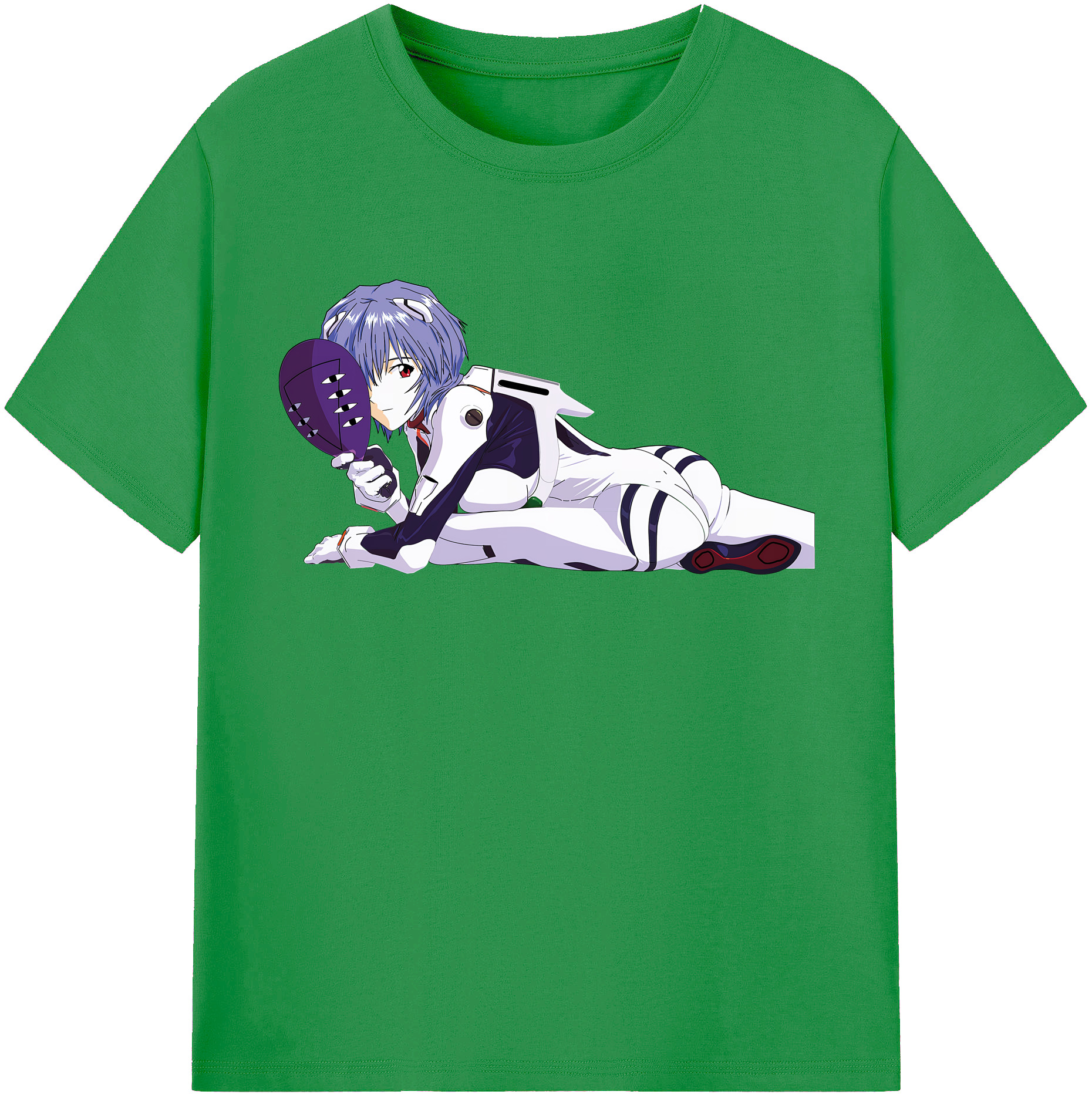 （画像用） EVA 新世紀エヴァンゲリオン レディースカジュアルプリントTシャツ（綿100％）