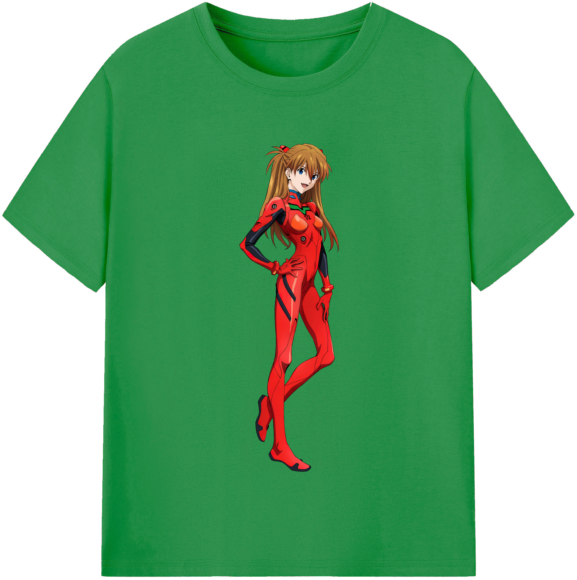 （画像用） EVA 新世紀エヴァンゲリオン レディースカジュアルプリントTシャツ（綿100％）