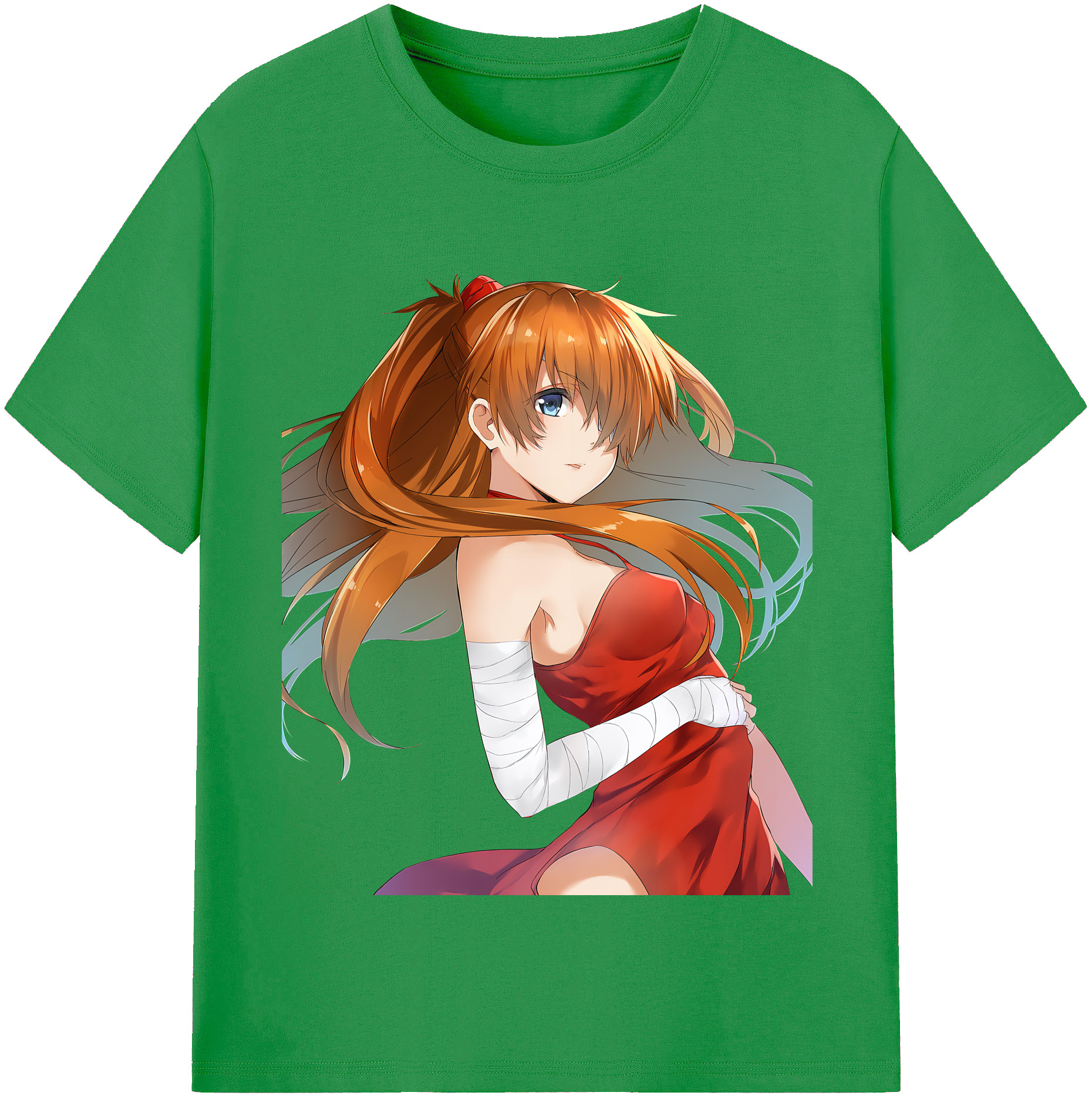 （画像用） EVA 新世紀エヴァンゲリオン レディースカジュアルプリントTシャツ（綿100％）