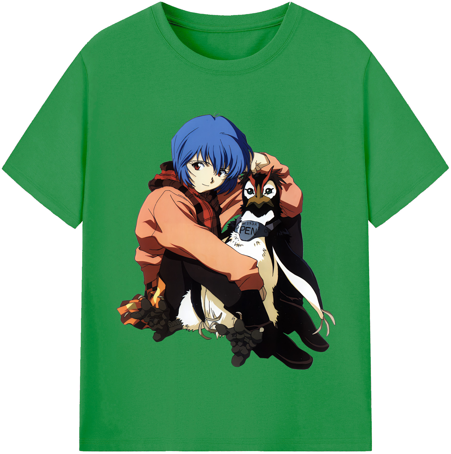 （画像用） EVA 新世紀エヴァンゲリオン レディースカジュアルプリントTシャツ（綿100％）