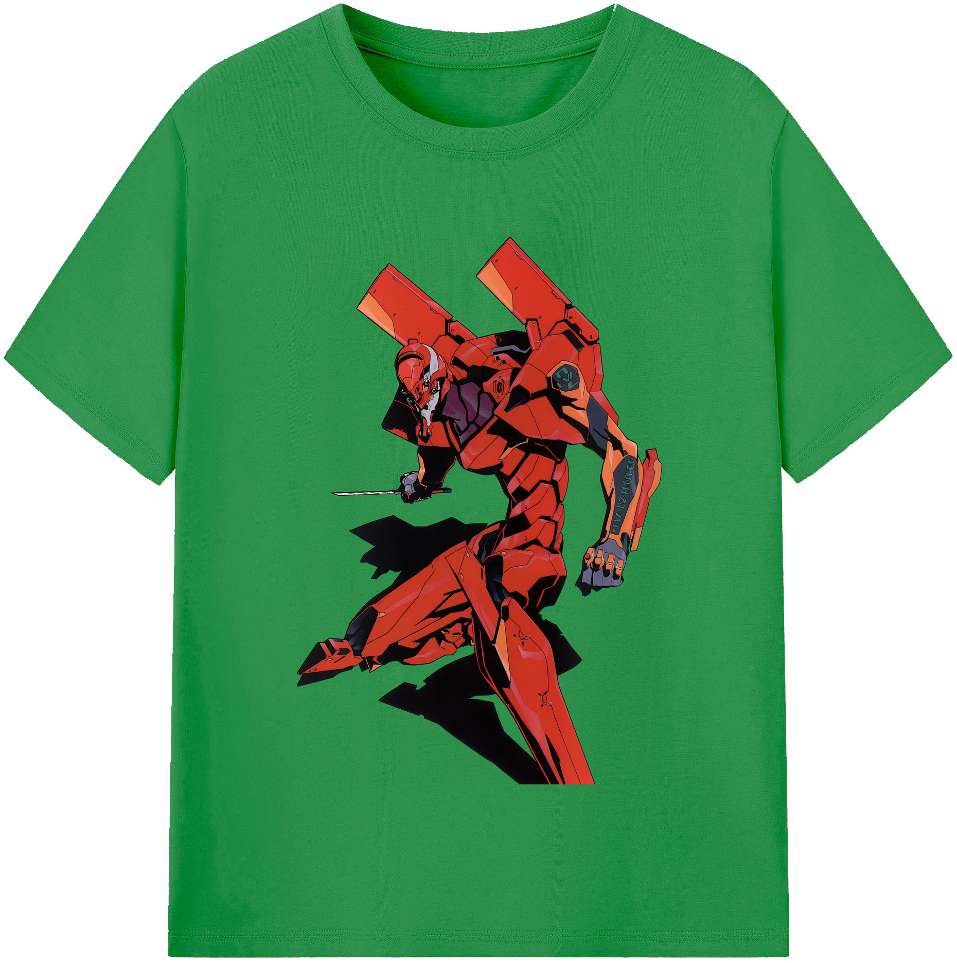 （画像用） EVA 新世紀エヴァンゲリオン レディースカジュアルプリントTシャツ（綿100％）