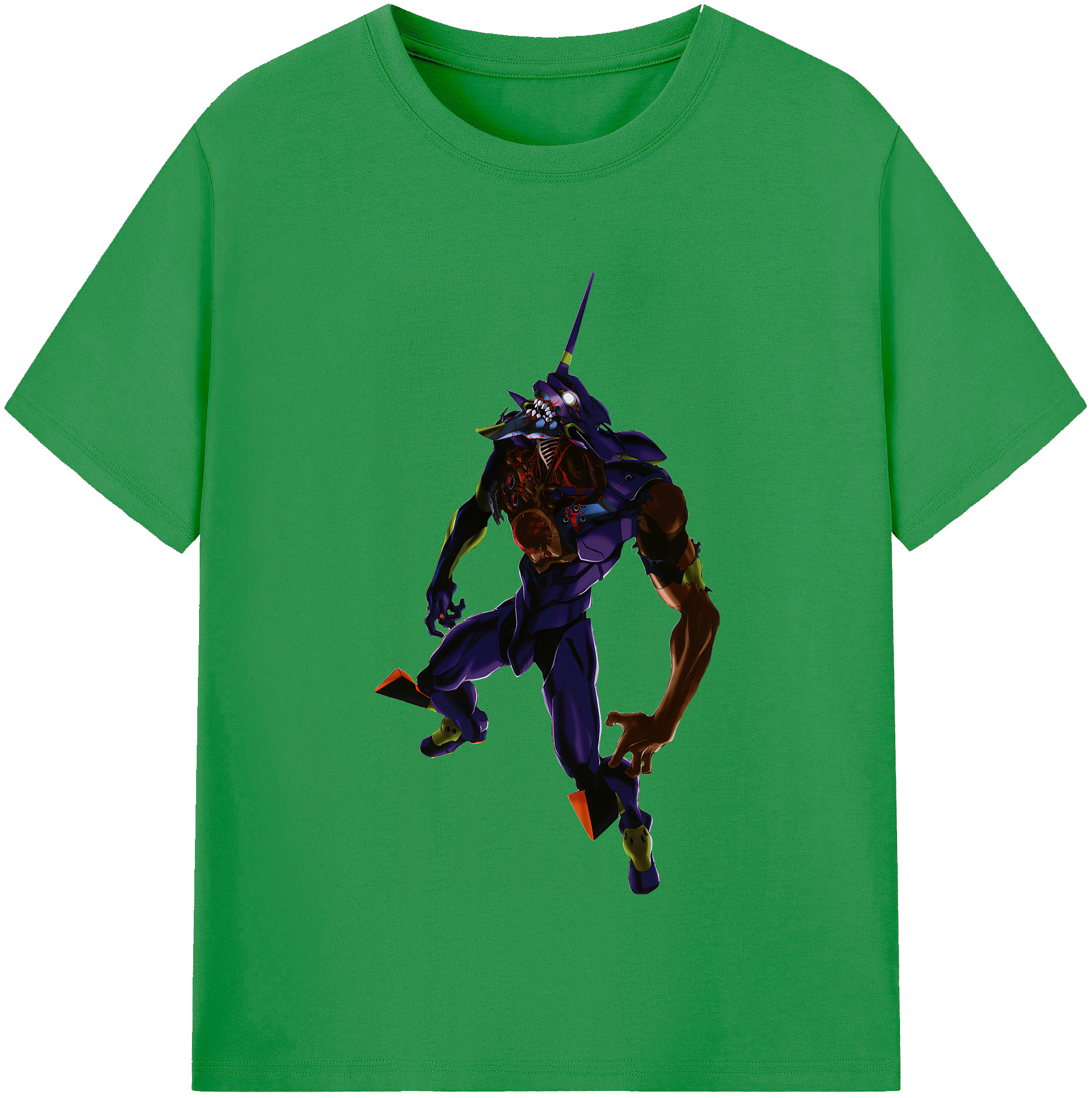 （画像用） EVA 新世紀エヴァンゲリオン レディースカジュアルプリントTシャツ（綿100％）