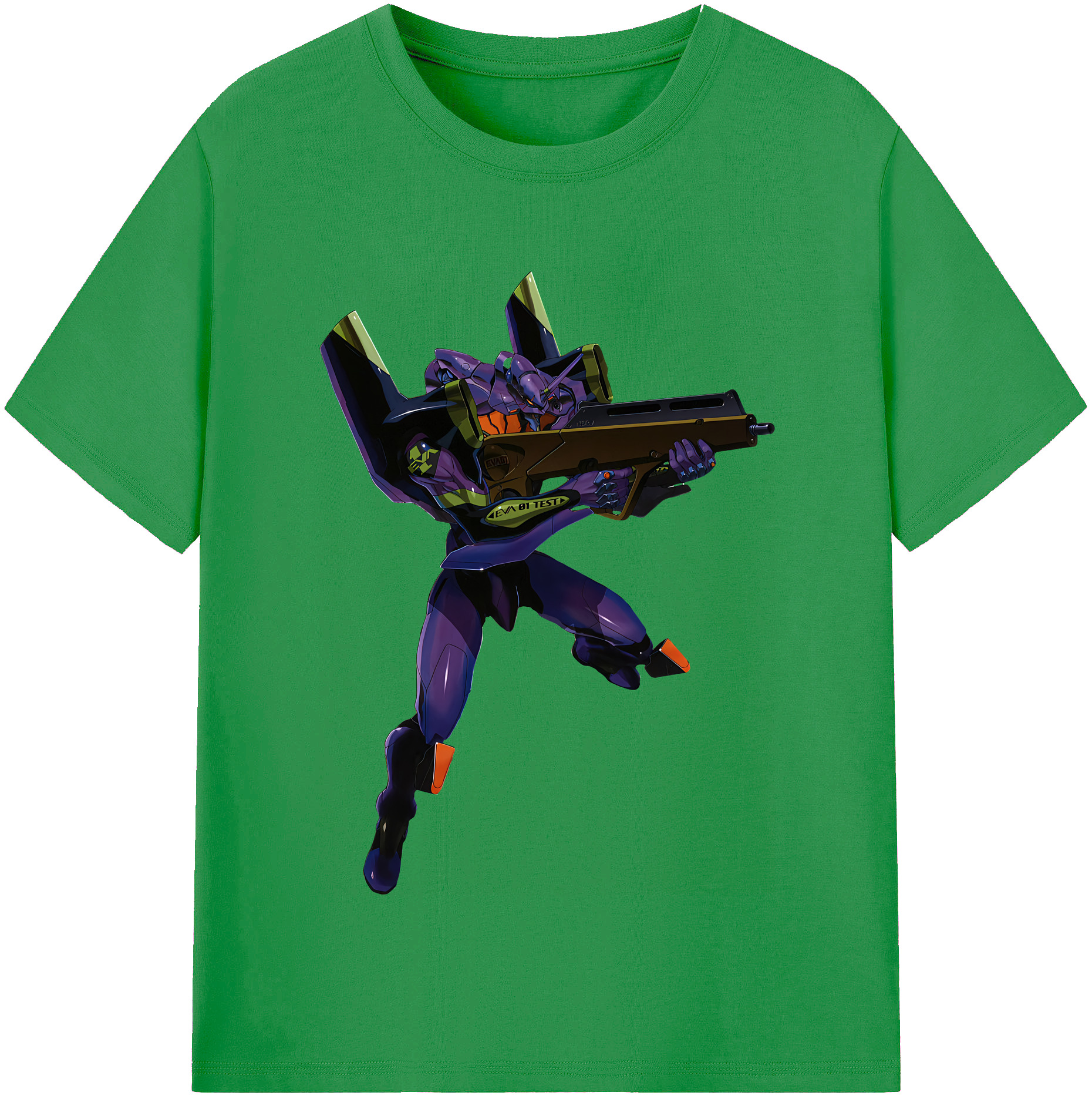 （画像用） EVA 新世紀エヴァンゲリオン レディースカジュアルプリントTシャツ（綿100％）