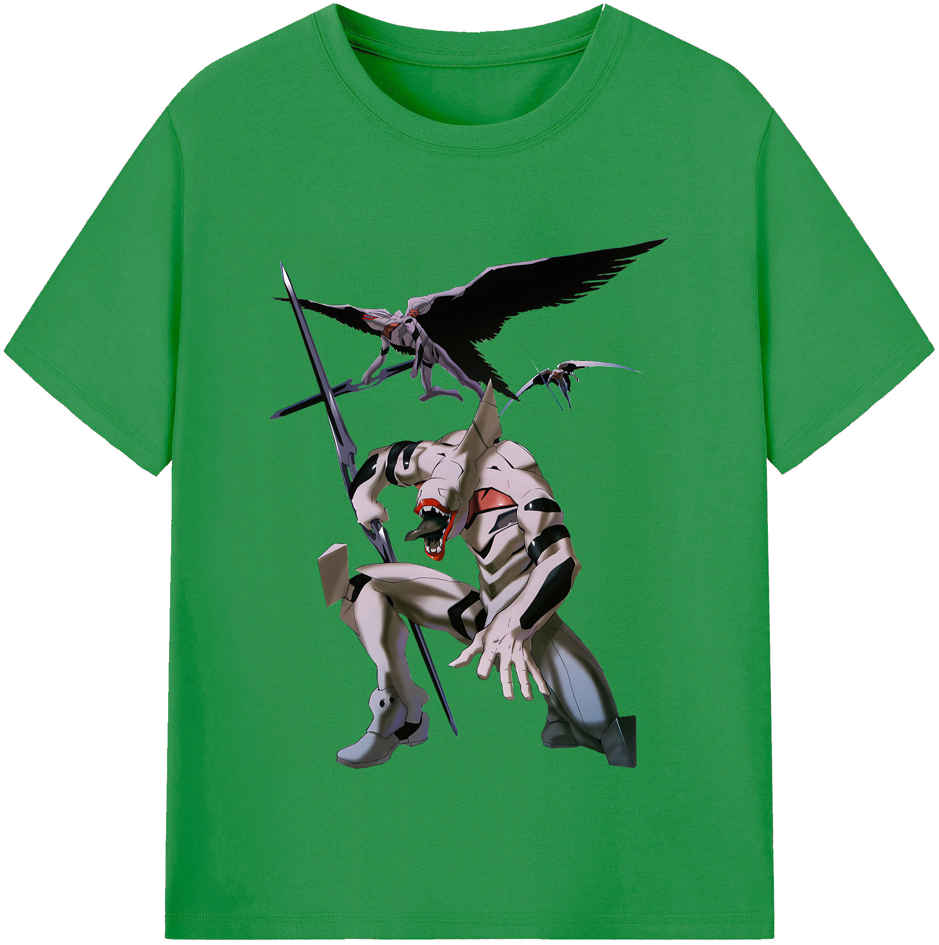 （画像用） EVA 新世紀エヴァンゲリオン レディースカジュアルプリントTシャツ（綿100％）