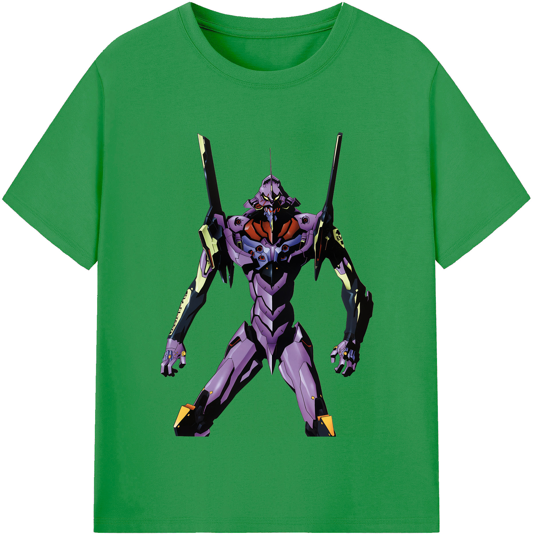 （画像用） EVA 新世紀エヴァンゲリオン レディースカジュアルプリントTシャツ（綿100％）
