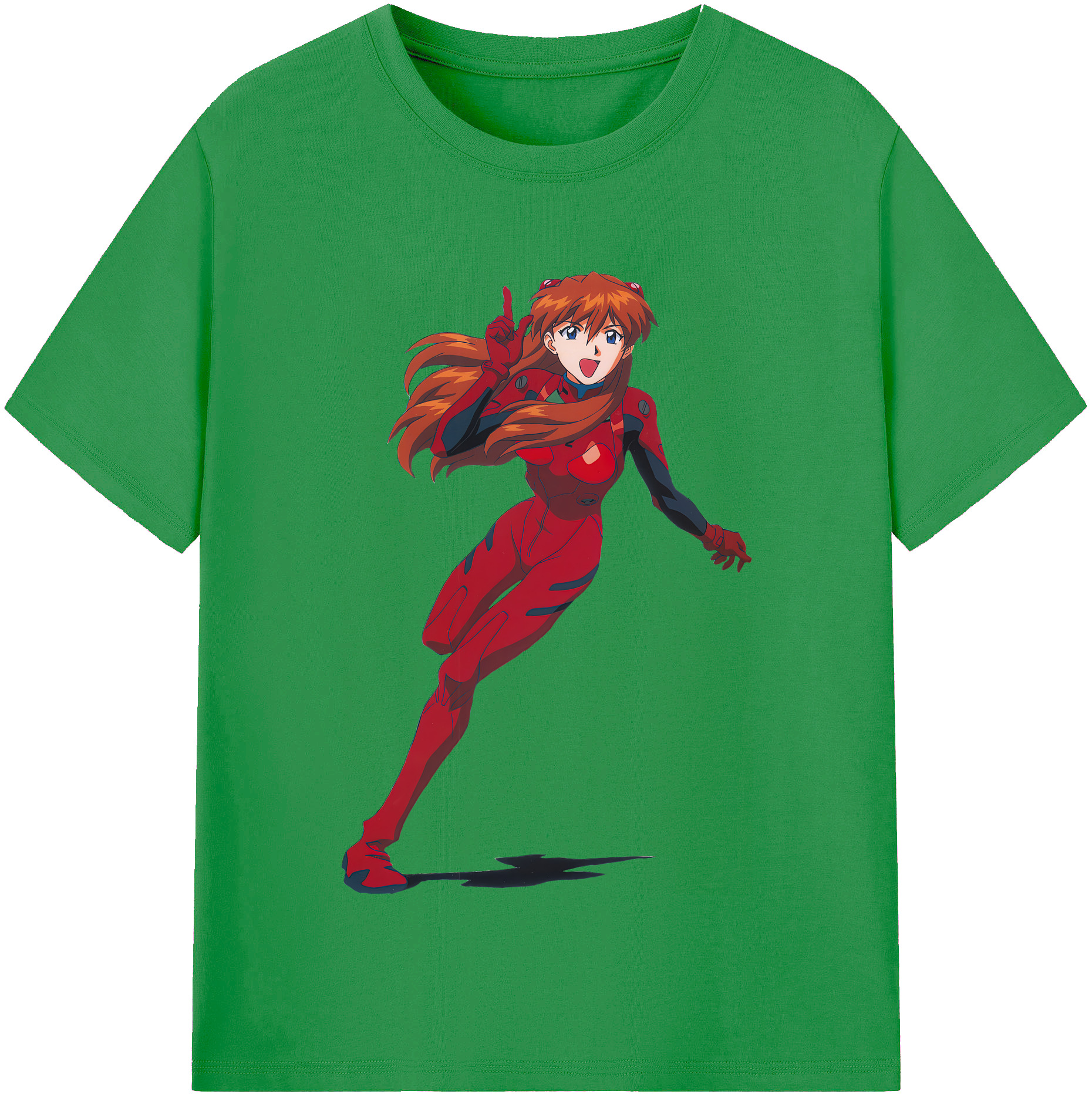（画像用） EVA 新世紀エヴァンゲリオン レディースカジュアルプリントTシャツ（綿100％）