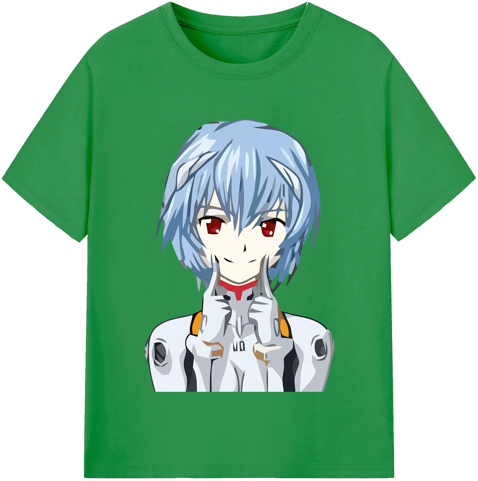 （画像用） EVA 新世紀エヴァンゲリオン レディースカジュアルプリントTシャツ（綿100％）
