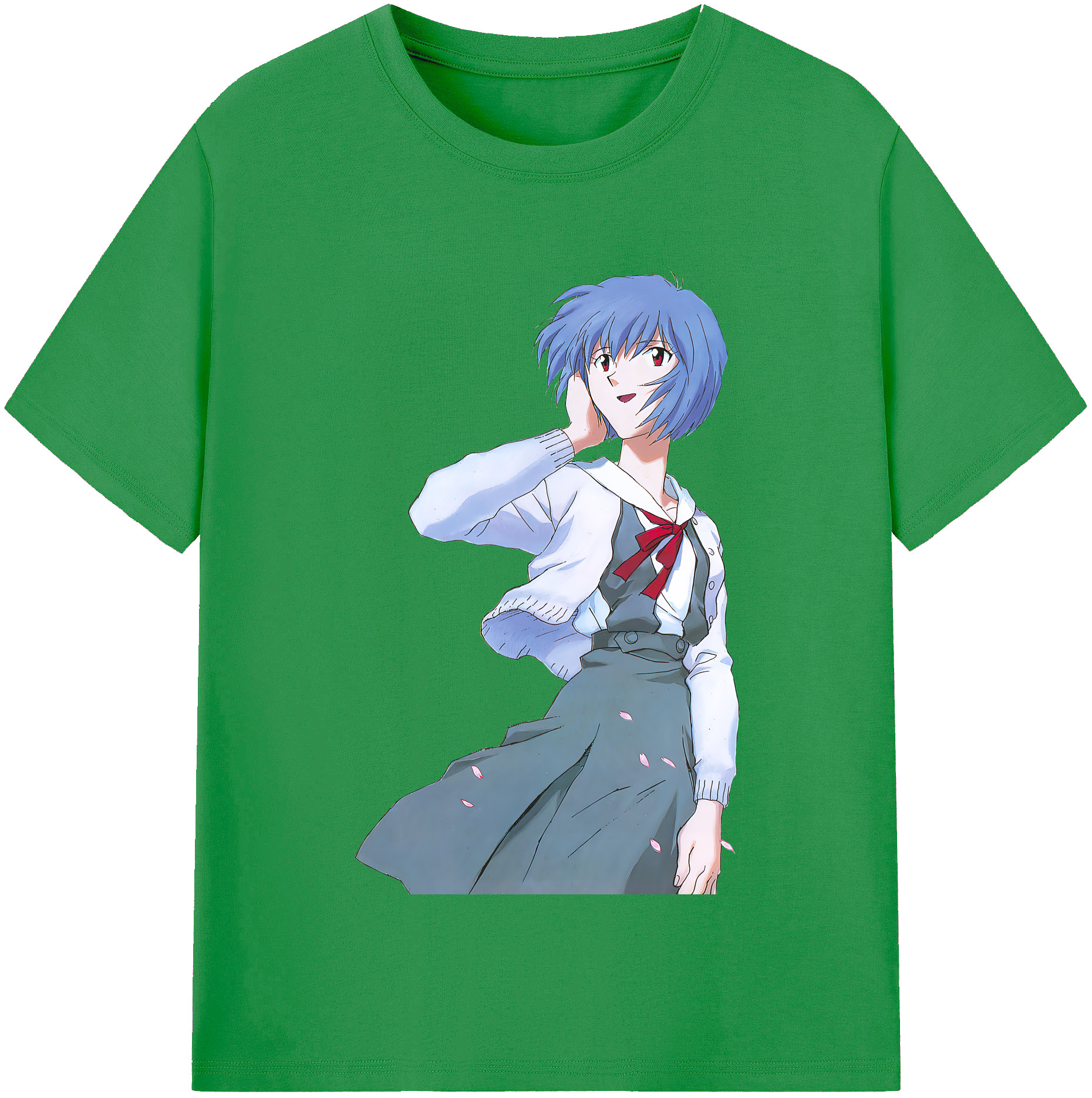 （画像用） EVA 新世紀エヴァンゲリオン レディースカジュアルプリントTシャツ（綿100％）