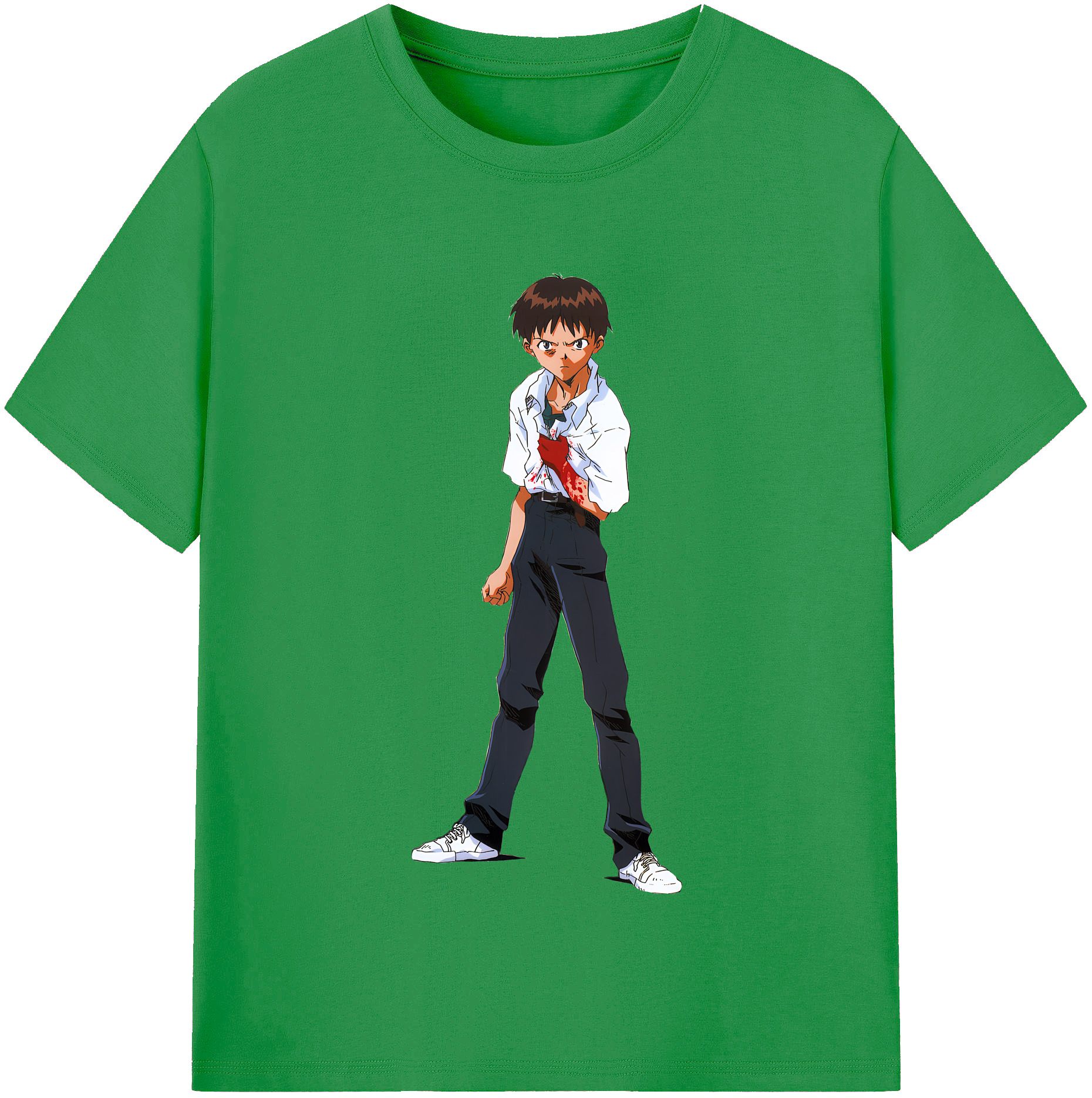 （画像用） EVA 新世紀エヴァンゲリオン レディースカジュアルプリントTシャツ（綿100％）
