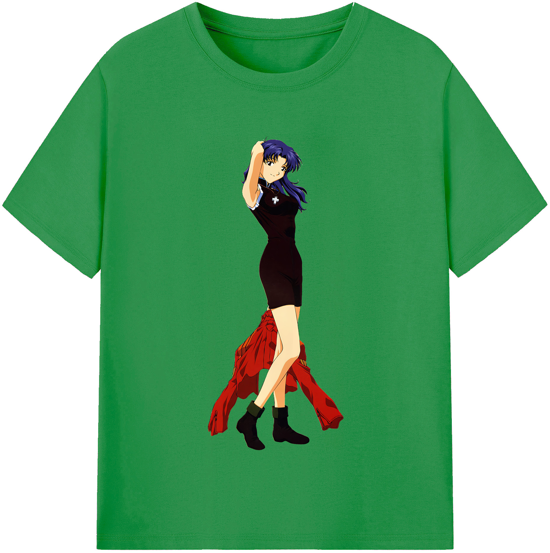 （画像用） EVA 新世紀エヴァンゲリオン レディースカジュアルプリントTシャツ（綿100％）