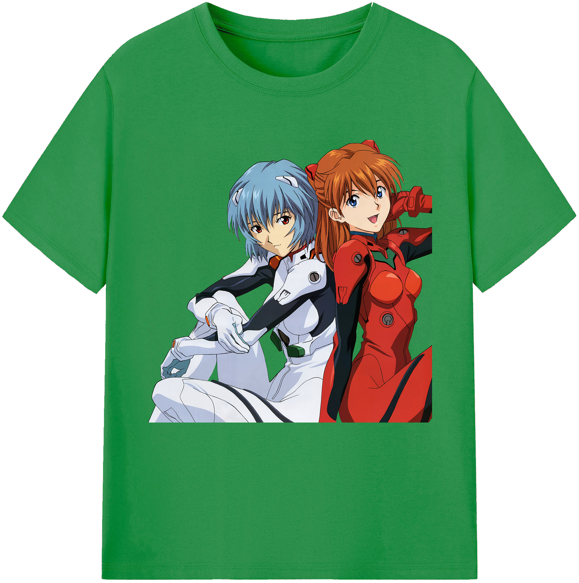 （画像用） EVA 新世紀エヴァンゲリオン レディースカジュアルプリントTシャツ（綿100％）
