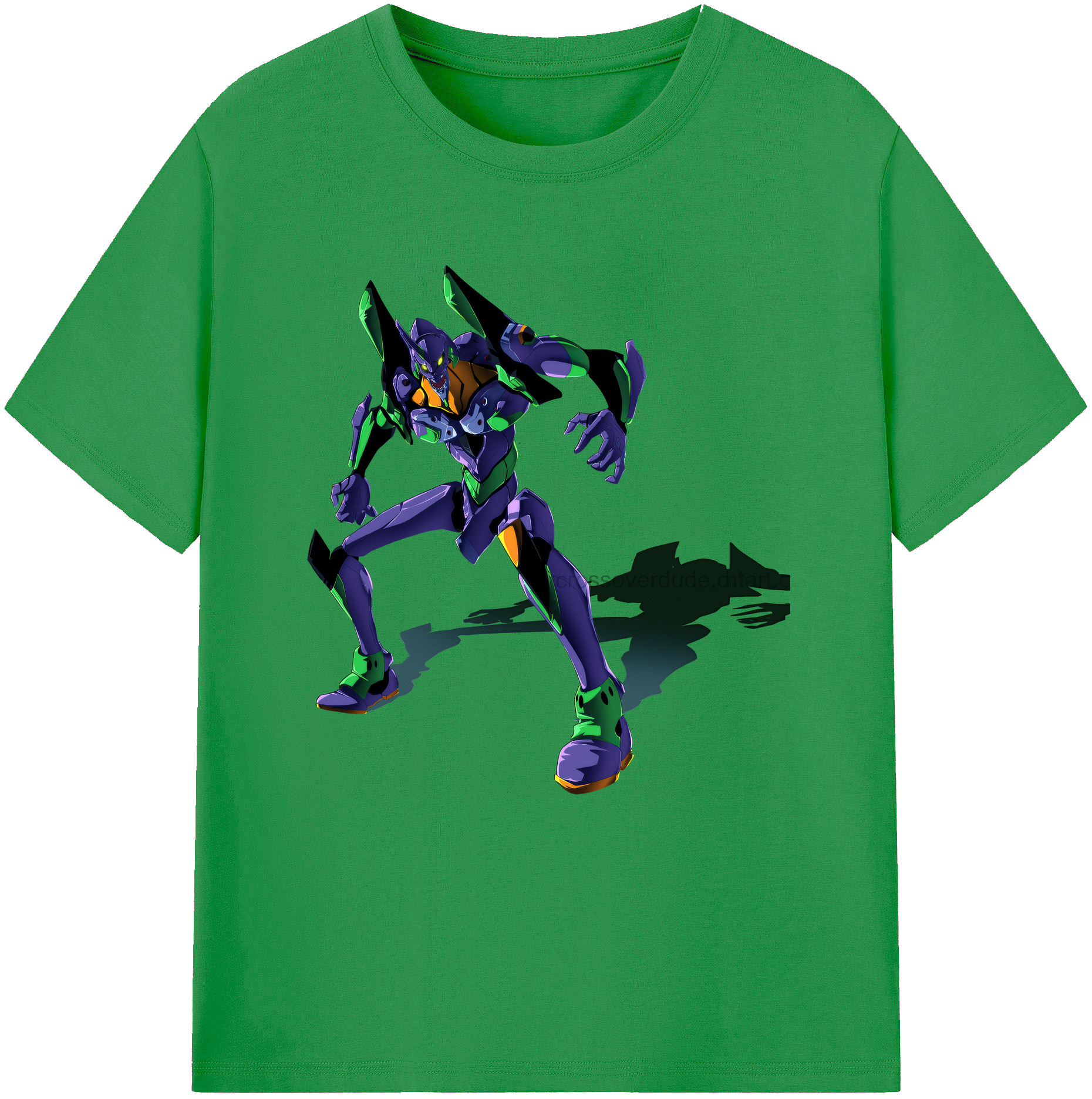 （画像用） EVA 新世紀エヴァンゲリオン レディースカジュアルプリントTシャツ（綿100％）