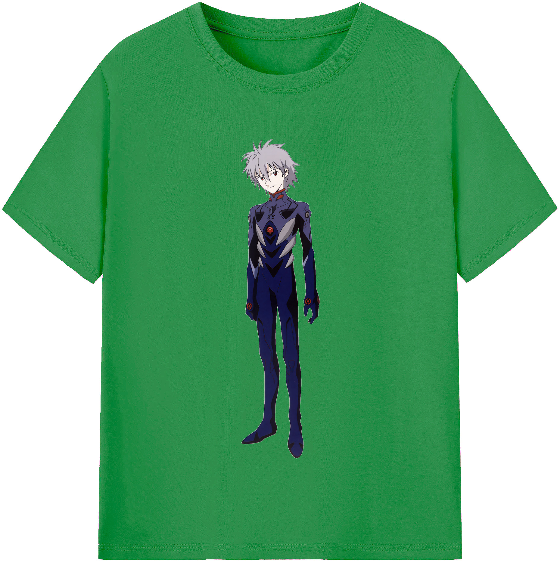 （画像用） EVA 新世紀エヴァンゲリオン レディースカジュアルプリントTシャツ（綿100％）