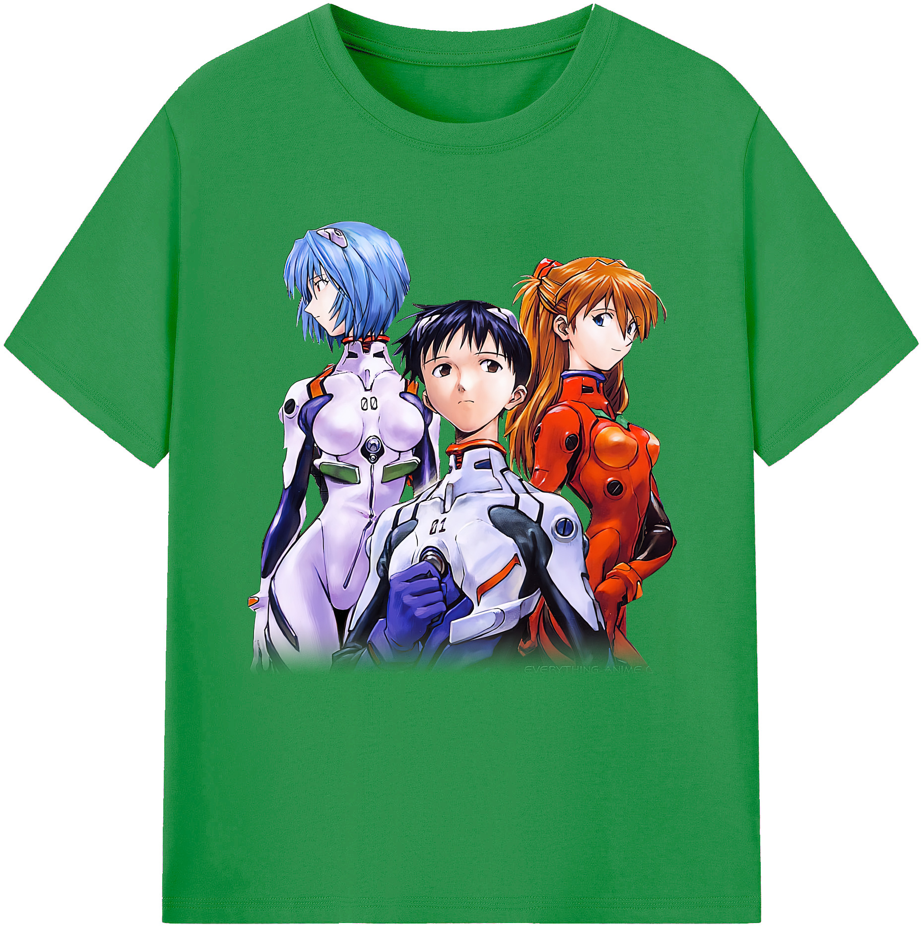 （画像用） EVA 新世紀エヴァンゲリオン レディースカジュアルプリントTシャツ（綿100％）