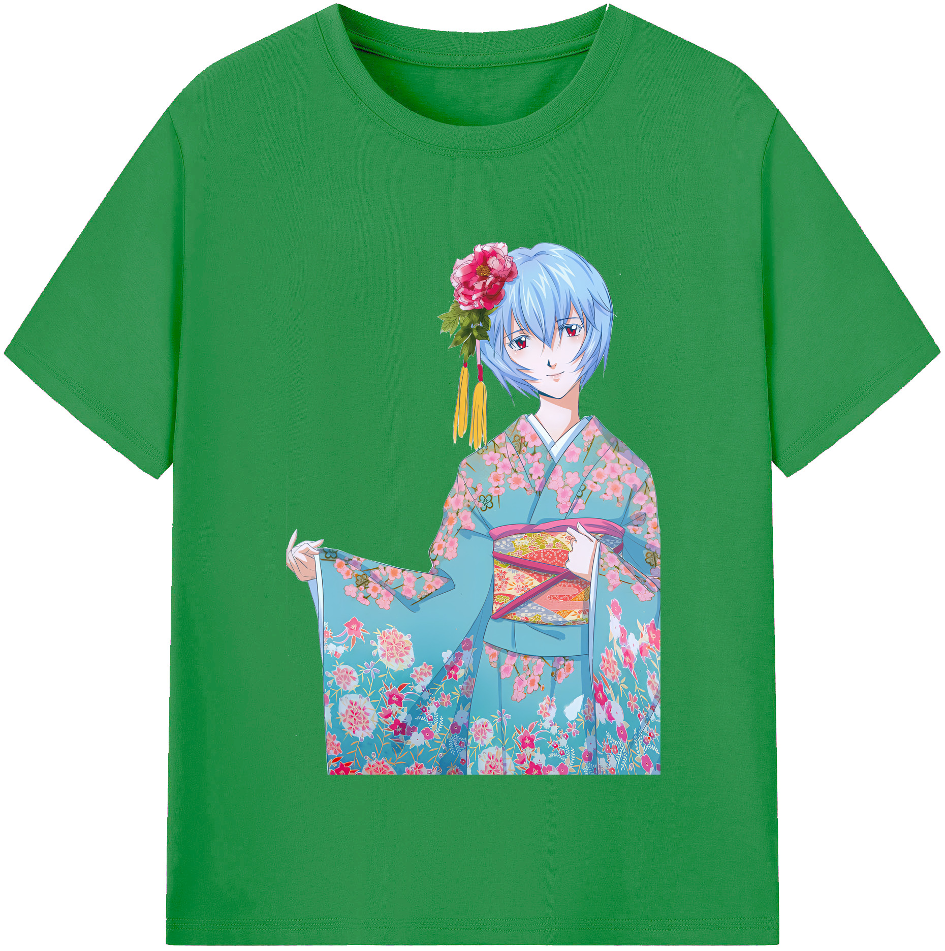（画像用） EVA 新世紀エヴァンゲリオン レディースカジュアルプリントTシャツ（綿100％）