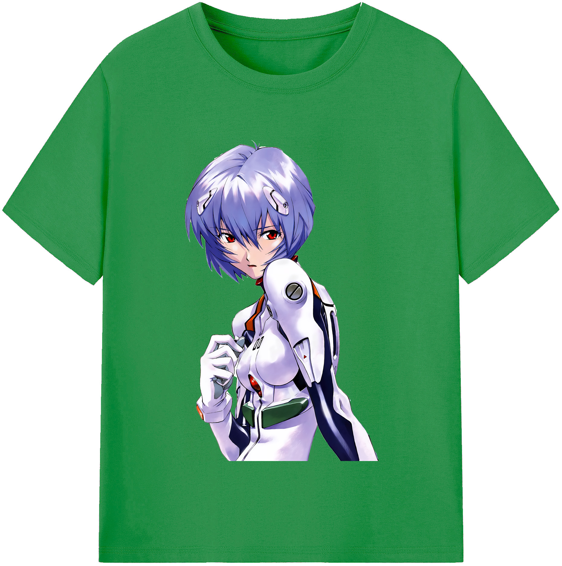 （画像用） EVA 新世紀エヴァンゲリオン レディースカジュアルプリントTシャツ（綿100％）