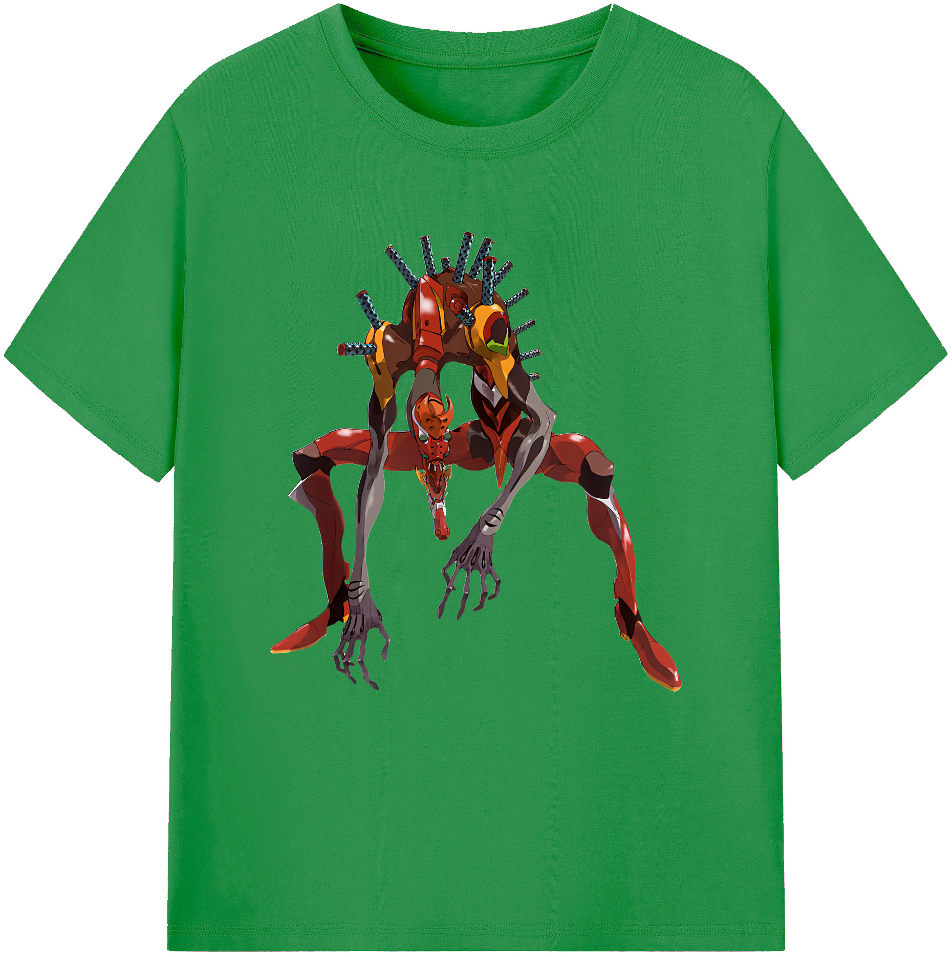 （画像用） EVA 新世紀エヴァンゲリオン レディースカジュアルプリントTシャツ（綿100％）