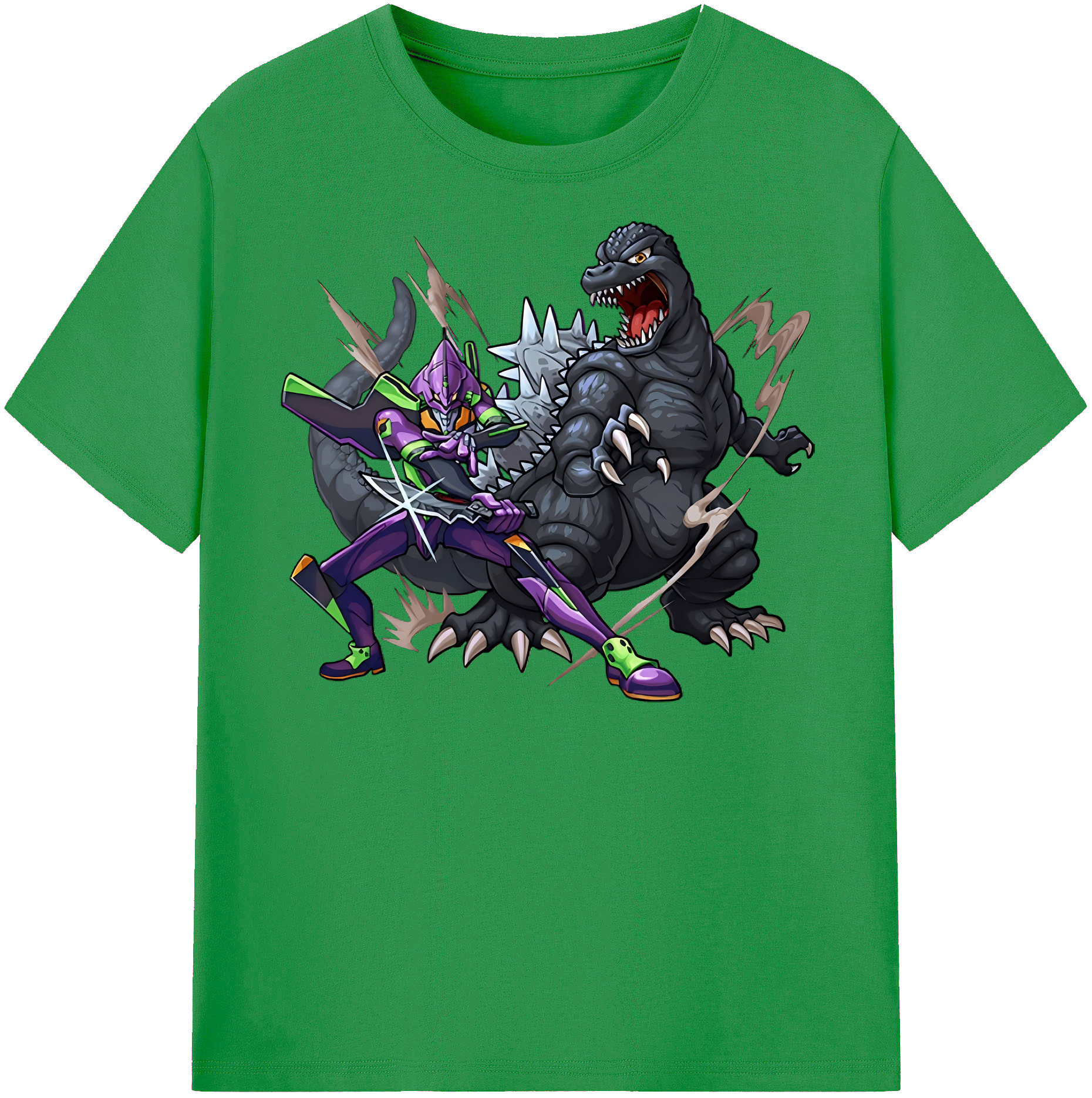 （画像用） EVA 新世紀エヴァンゲリオン レディースカジュアルプリントTシャツ（綿100％）