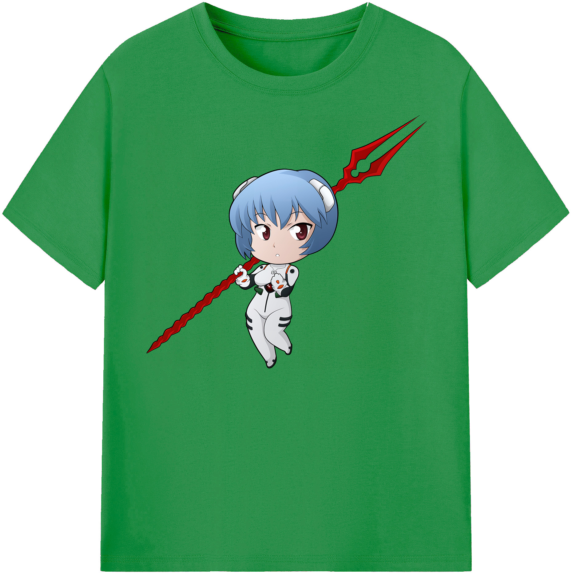 （画像用） EVA 新世紀エヴァンゲリオン レディースカジュアルプリントTシャツ（綿100％）