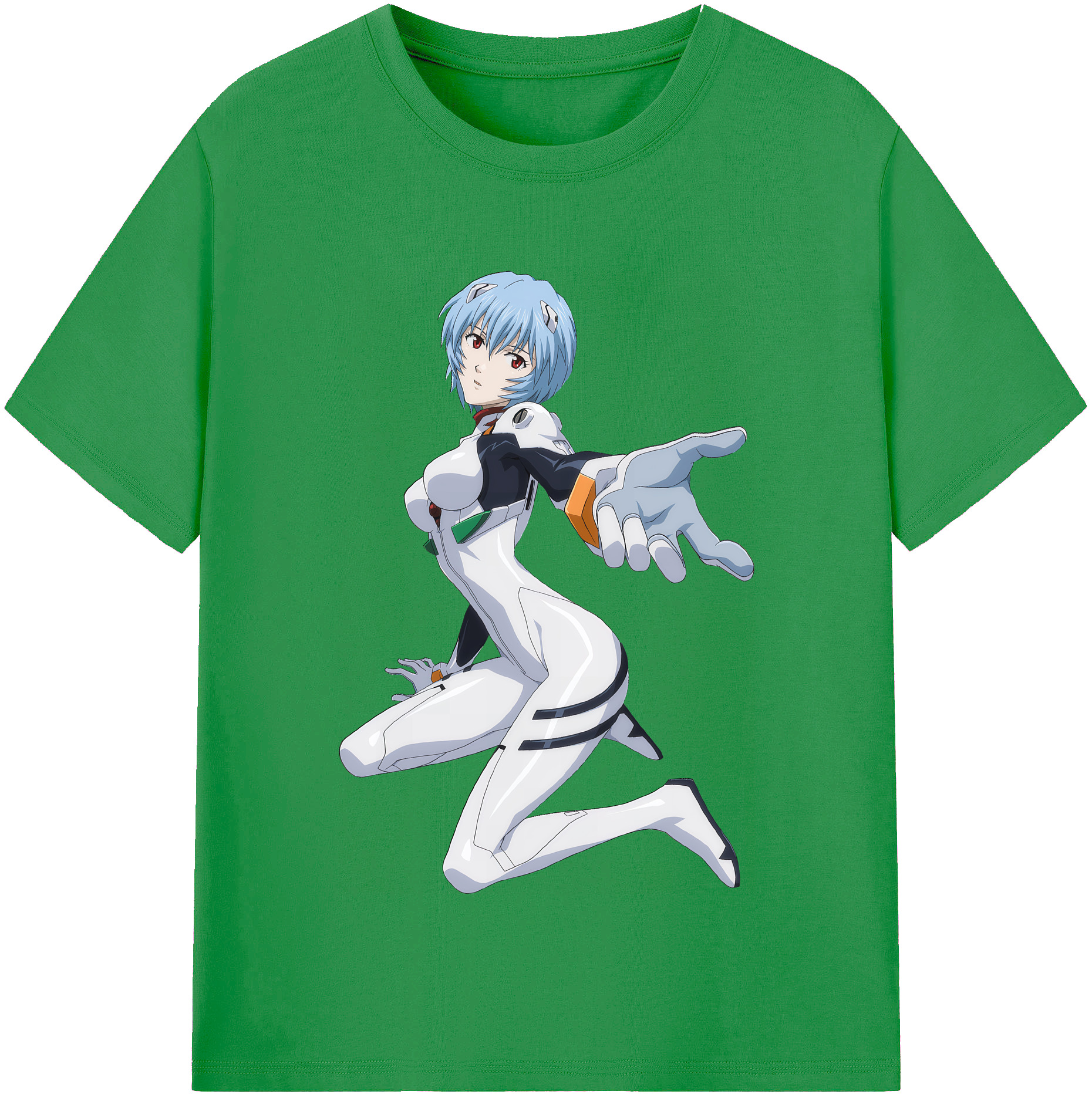 （画像用） EVA 新世紀エヴァンゲリオン レディースカジュアルプリントTシャツ（綿100％）