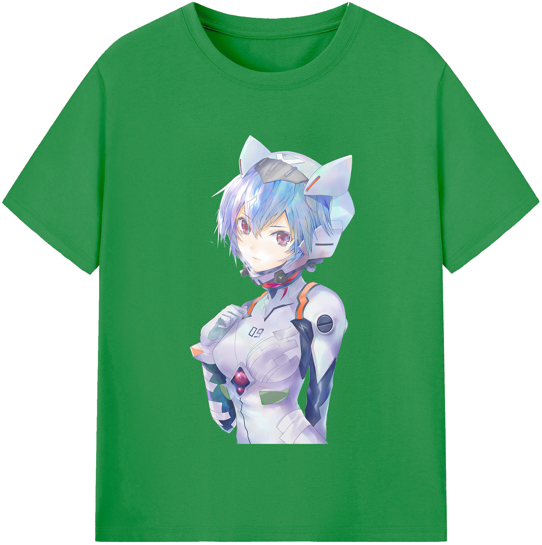 （画像用） EVA 新世紀エヴァンゲリオン レディースカジュアルプリントTシャツ（綿100％）