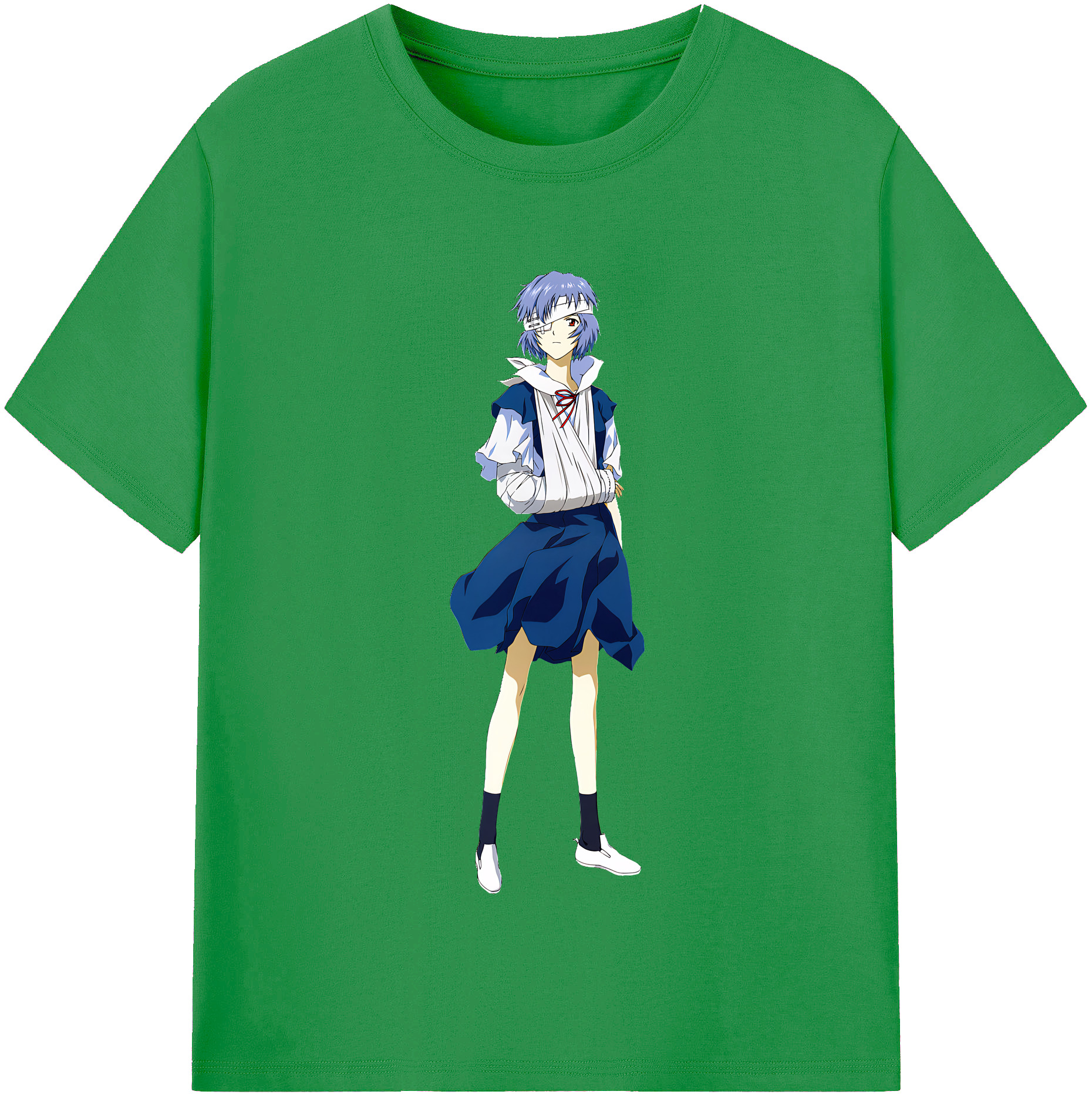 （画像用） EVA 新世紀エヴァンゲリオン レディースカジュアルプリントTシャツ（綿100％）