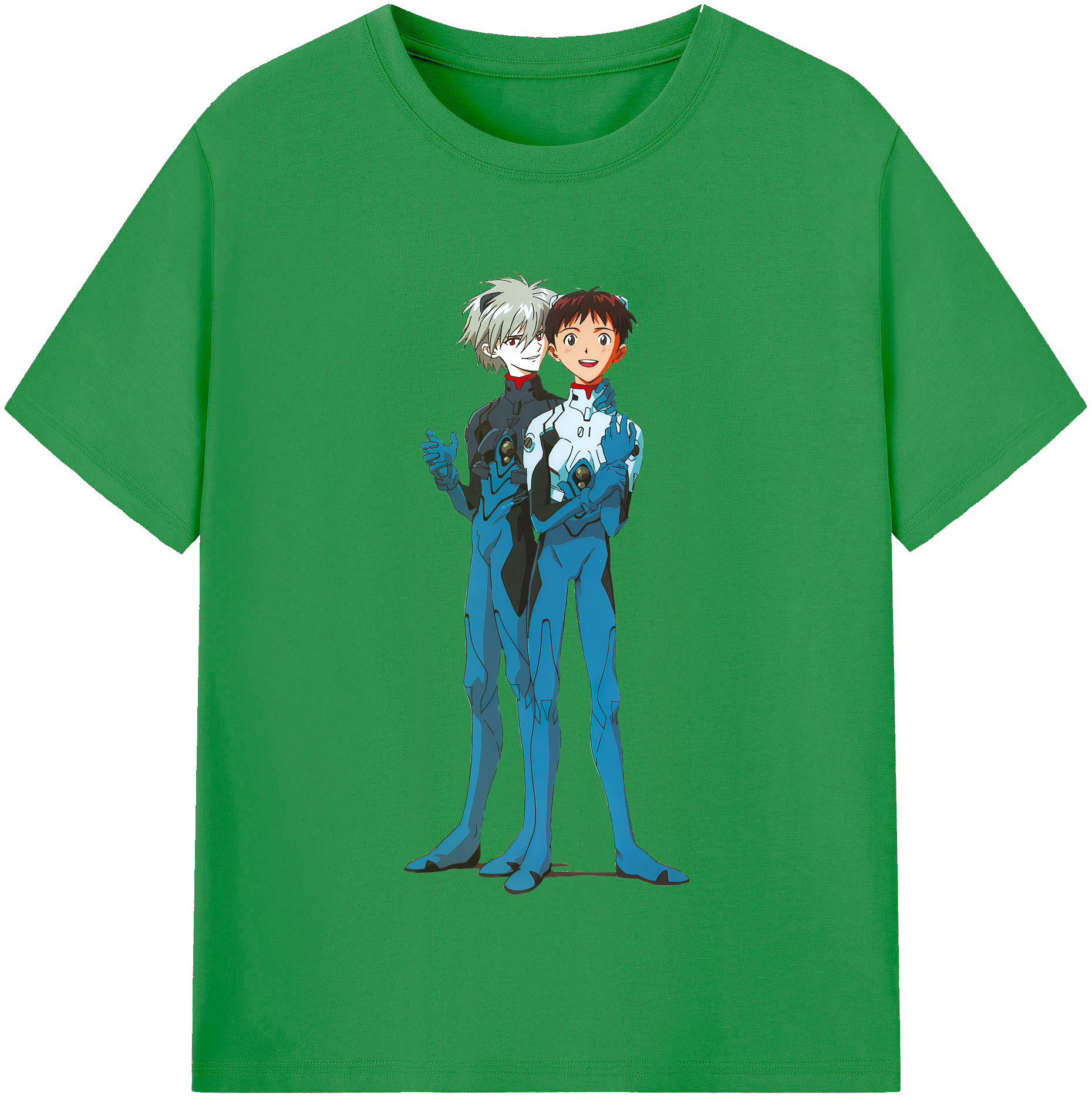 （画像用） EVA 新世紀エヴァンゲリオン レディースカジュアルプリントTシャツ（綿100％）