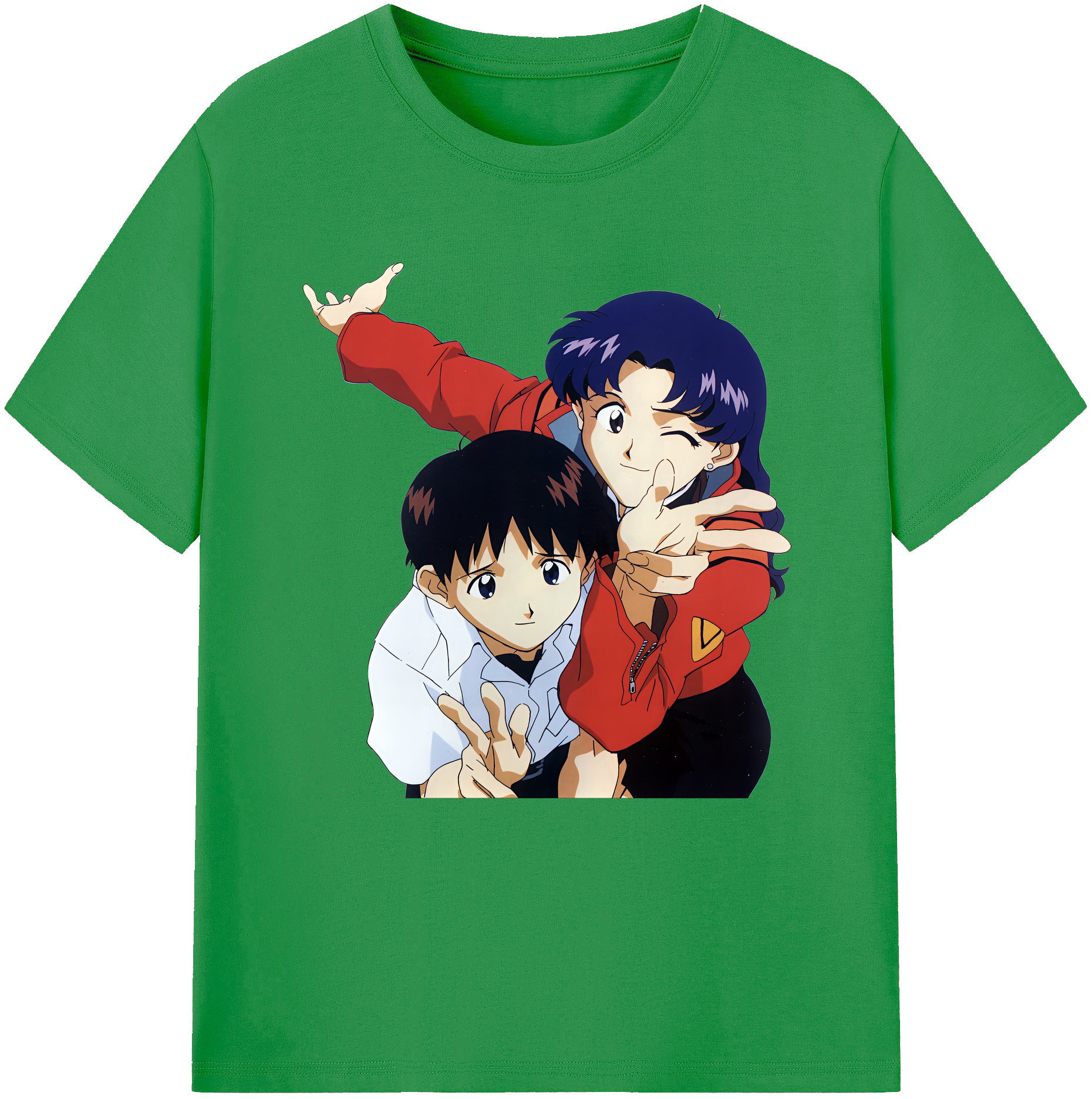 （画像用） EVA 新世紀エヴァンゲリオン レディースカジュアルプリントTシャツ（綿100％）