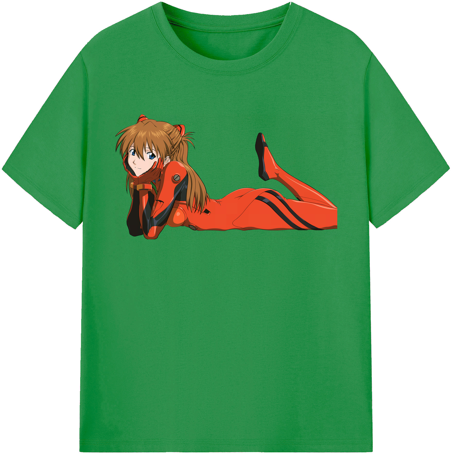 （画像用） EVA 新世紀エヴァンゲリオン レディースカジュアルプリントTシャツ（綿100％）