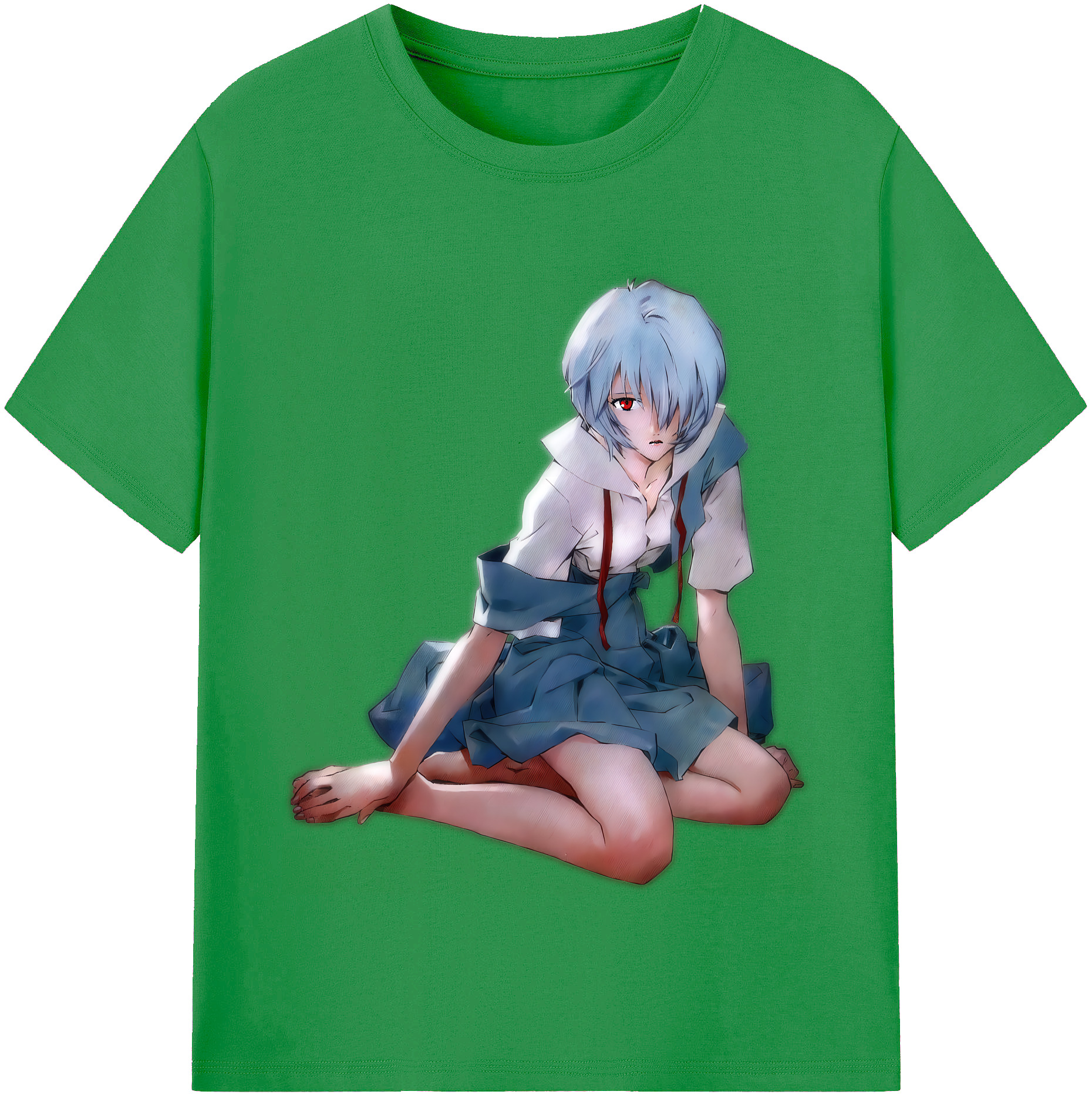 （画像用） EVA 新世紀エヴァンゲリオン レディースカジュアルプリントTシャツ（綿100％）