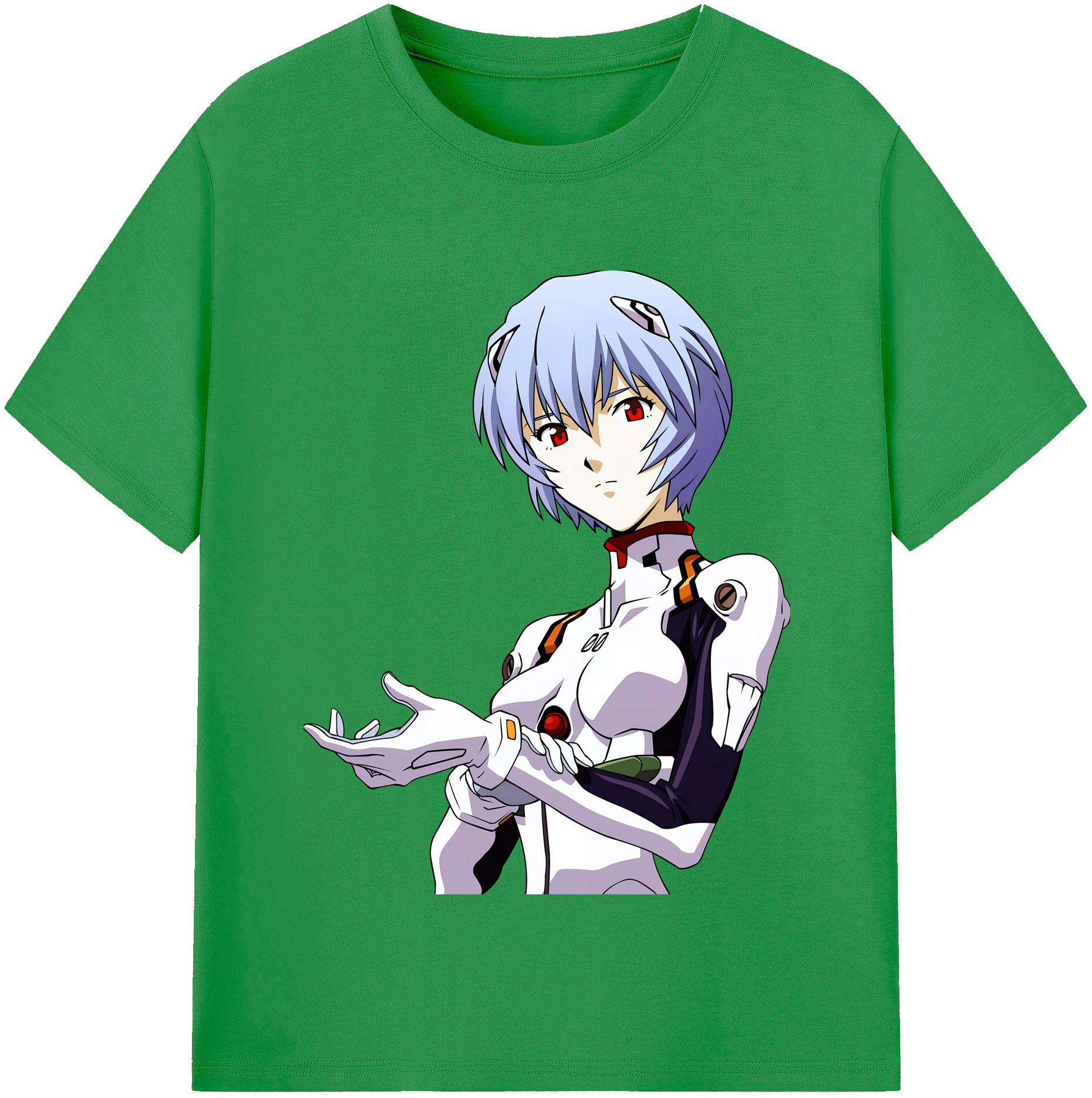 （画像用） EVA 新世紀エヴァンゲリオン レディースカジュアルプリントTシャツ（綿100％）