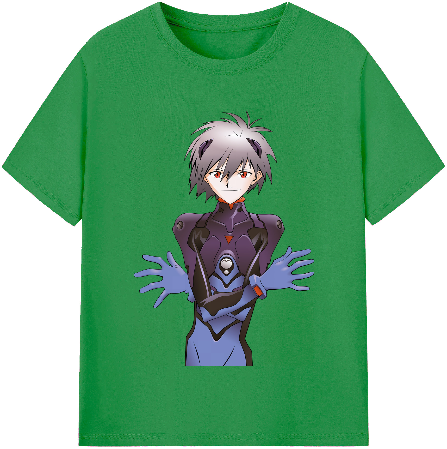 （画像用） EVA 新世紀エヴァンゲリオン レディースカジュアルプリントTシャツ（綿100％）