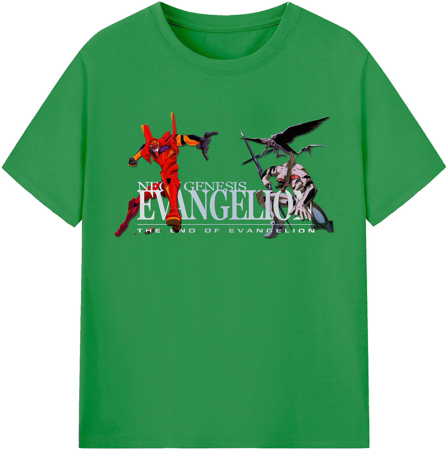 （画像用） EVA 新世紀エヴァンゲリオン レディースカジュアルプリントTシャツ（綿100％）