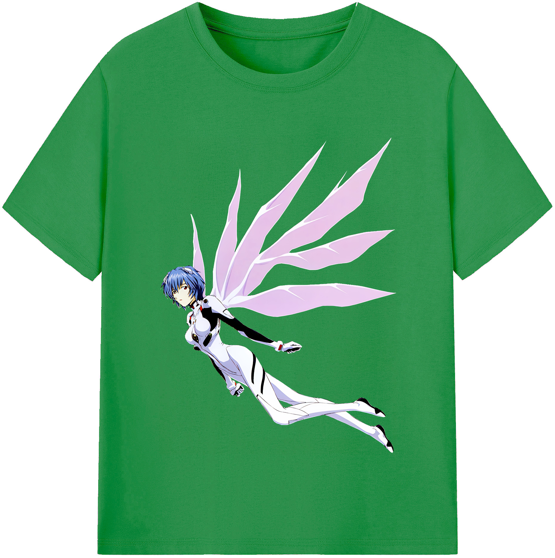 （画像用） EVA 新世紀エヴァンゲリオン レディースカジュアルプリントTシャツ（綿100％）