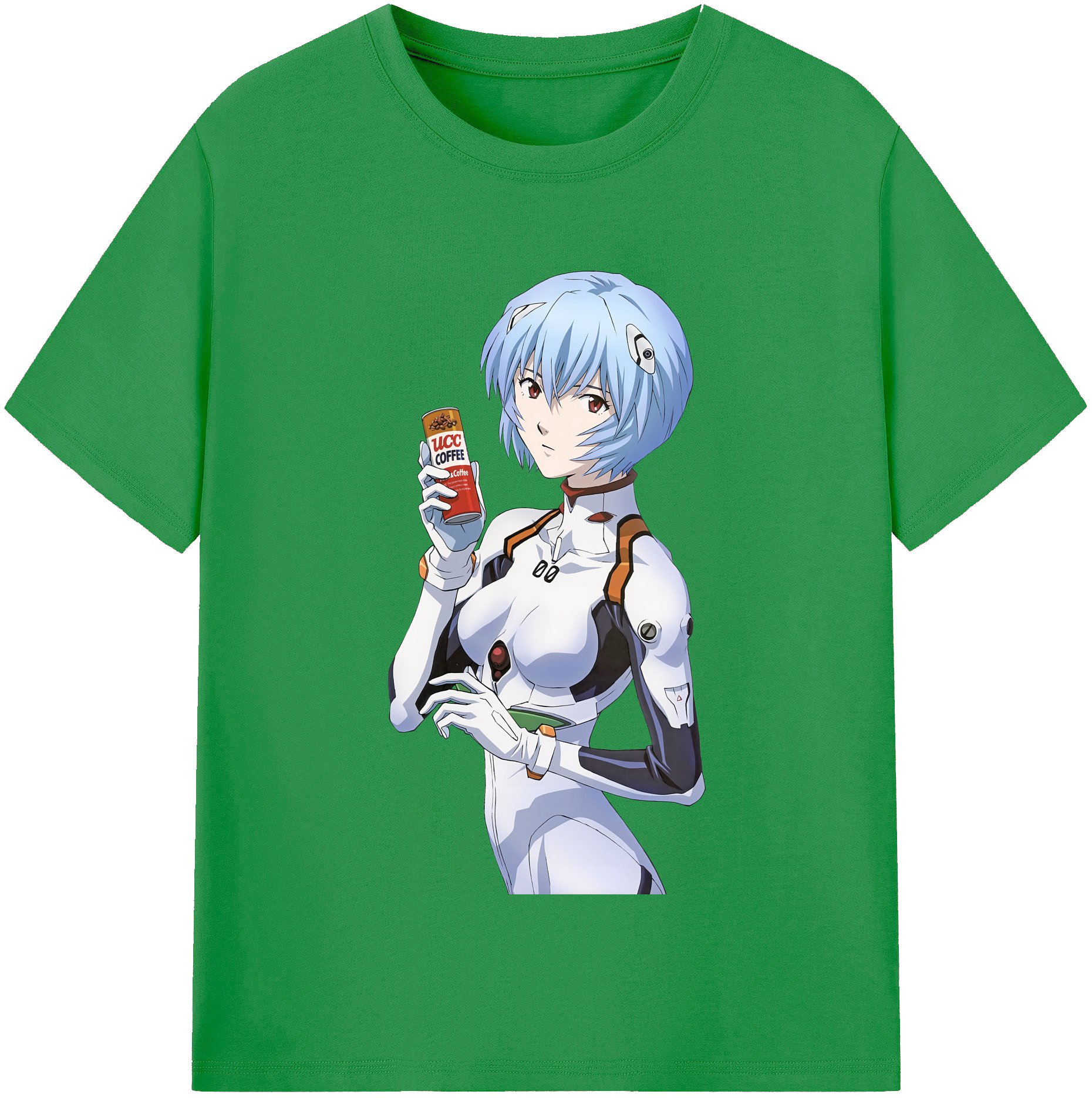（画像用） EVA 新世紀エヴァンゲリオン レディースカジュアルプリントTシャツ（綿100％）