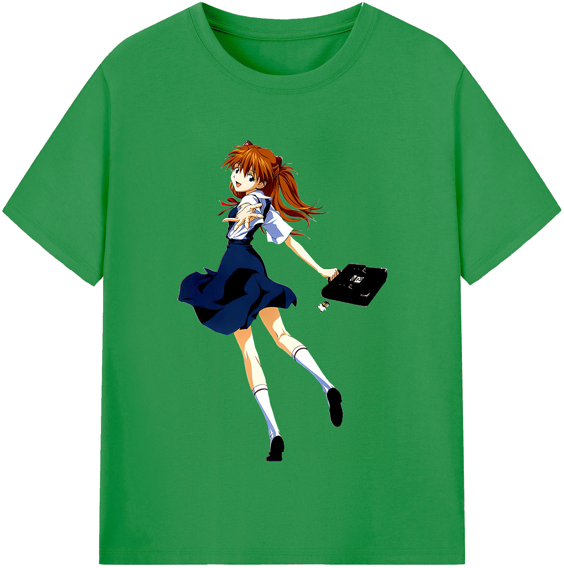 （画像用） EVA 新世紀エヴァンゲリオン レディースカジュアルプリントTシャツ（綿100％）