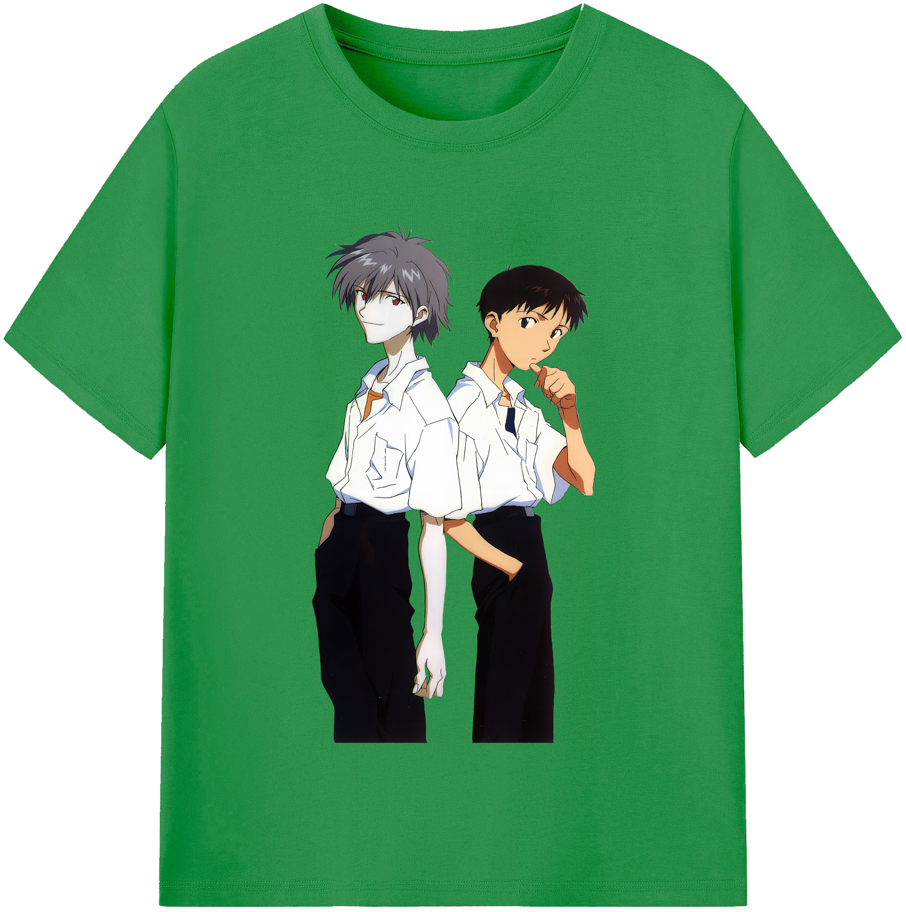 （画像用） EVA 新世紀エヴァンゲリオン レディースカジュアルプリントTシャツ（綿100％）