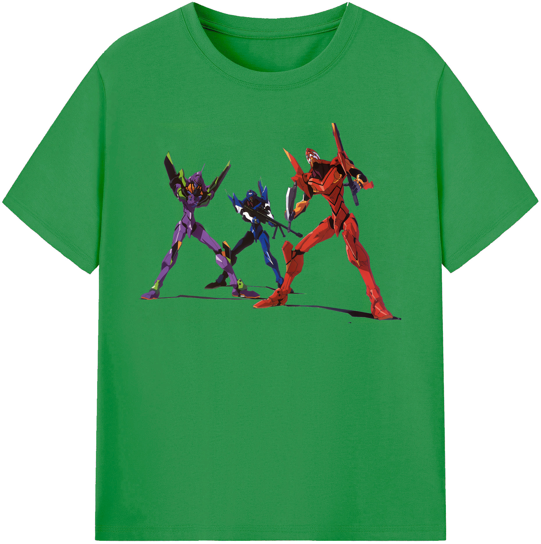 （画像用） EVA 新世紀エヴァンゲリオン レディースカジュアルプリントTシャツ（綿100％）