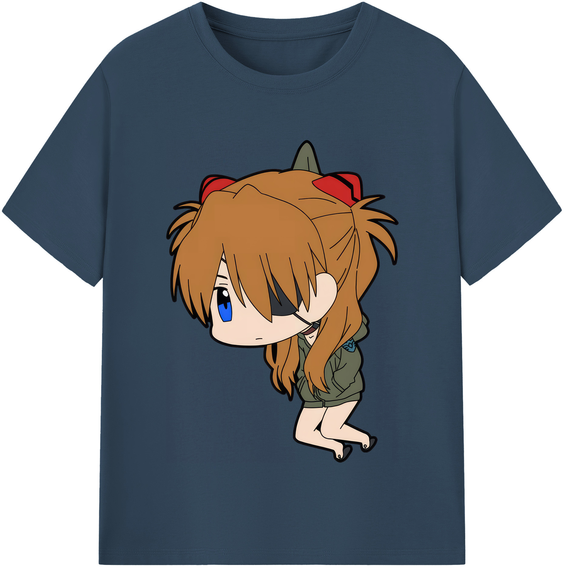 （画像用） EVA 新世紀エヴァンゲリオン レディースカジュアルプリントTシャツ（綿100％）