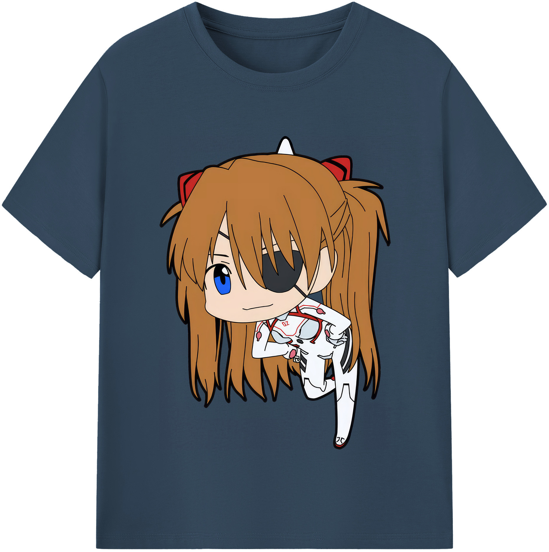 （画像用） EVA 新世紀エヴァンゲリオン レディースカジュアルプリントTシャツ（綿100％）